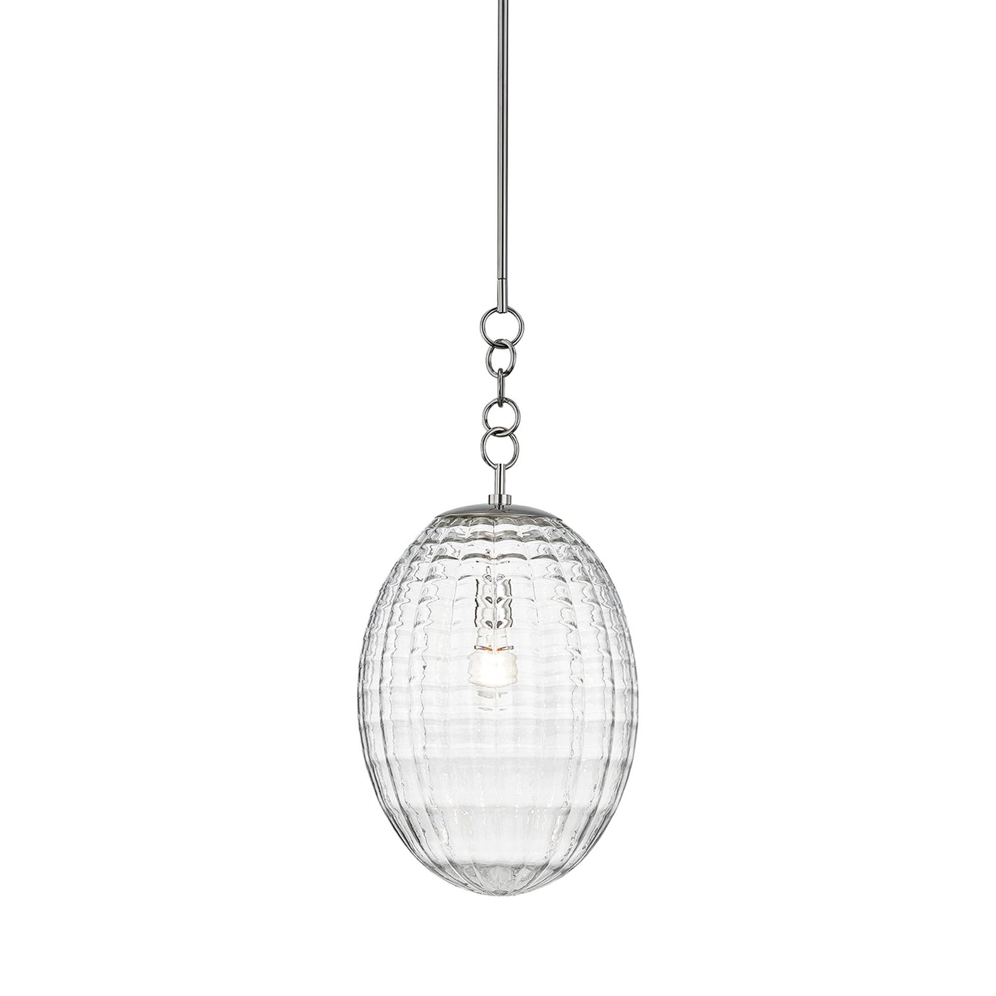 Venice Pendant Light in Polished Nickel (Large).