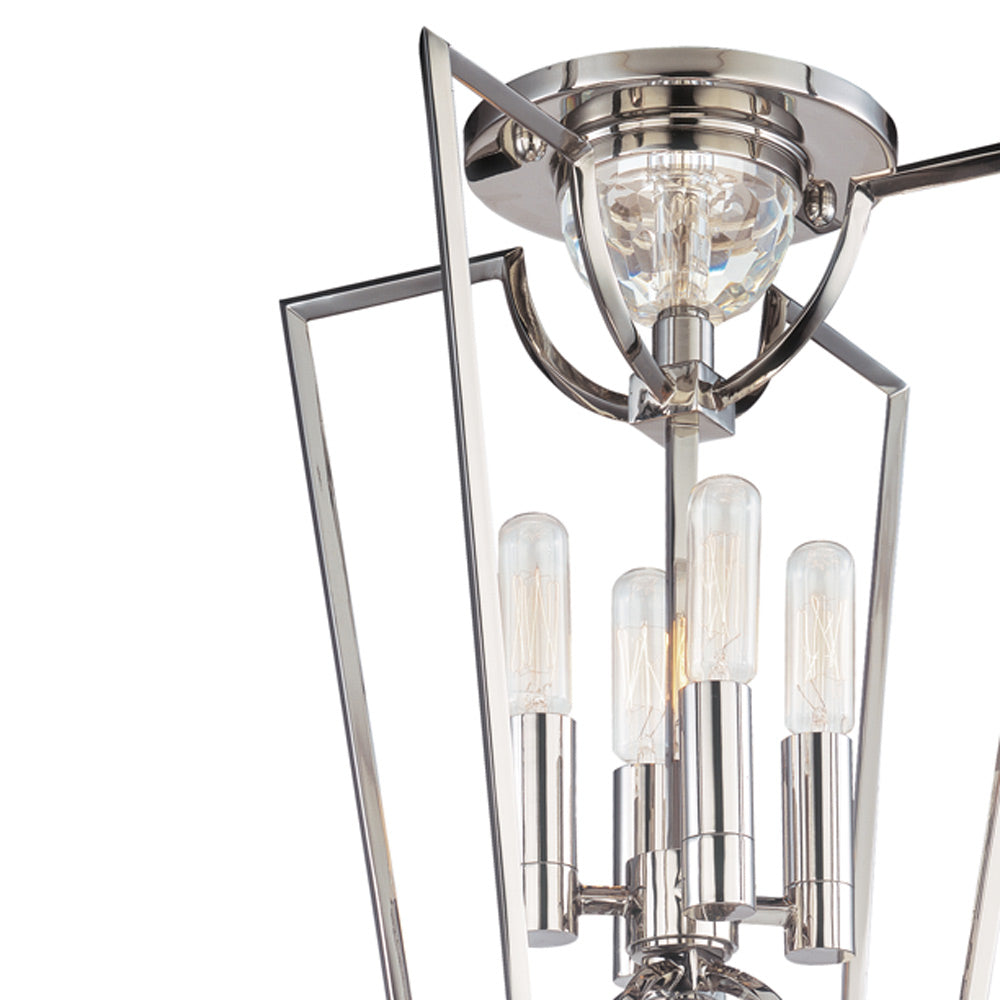 Waterloo Semi Flush Mount Ceiling Light in Detail.