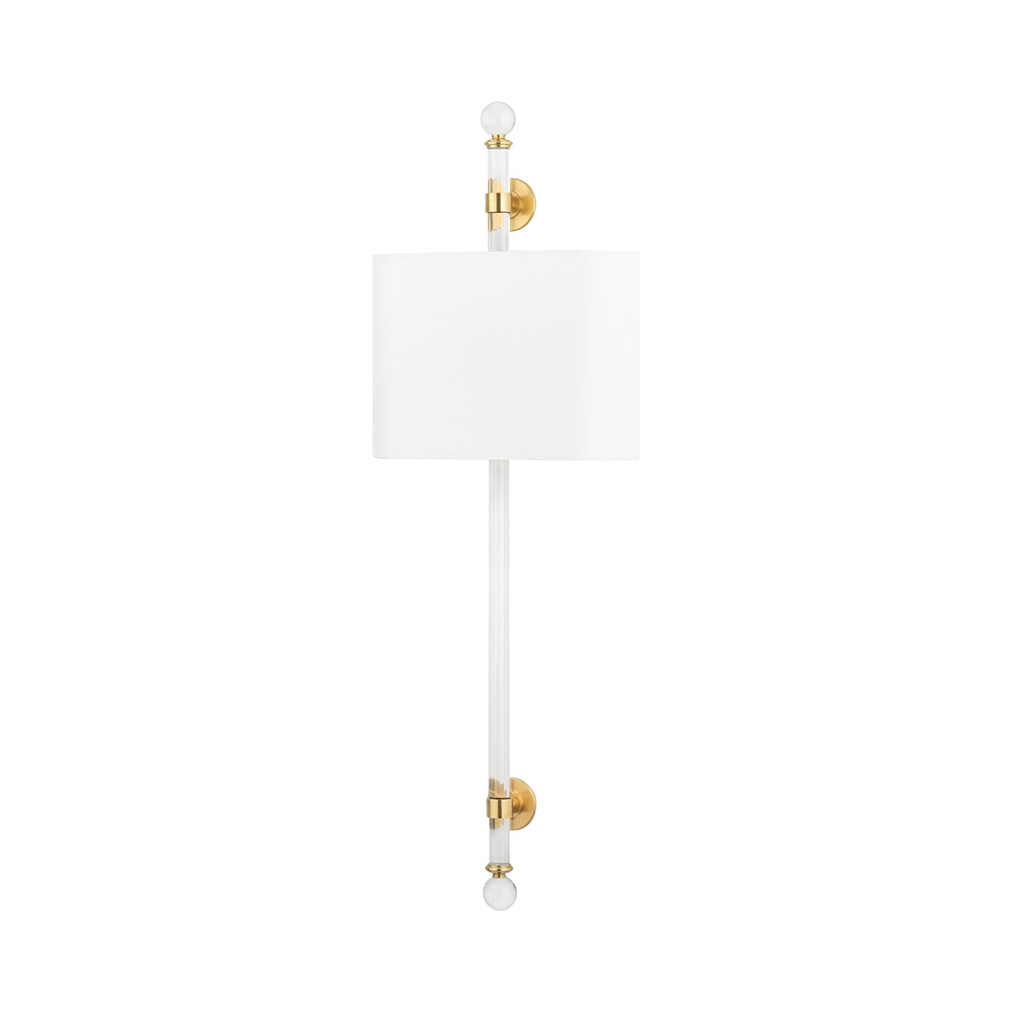 Wertham Wall Light in Aged Brass.