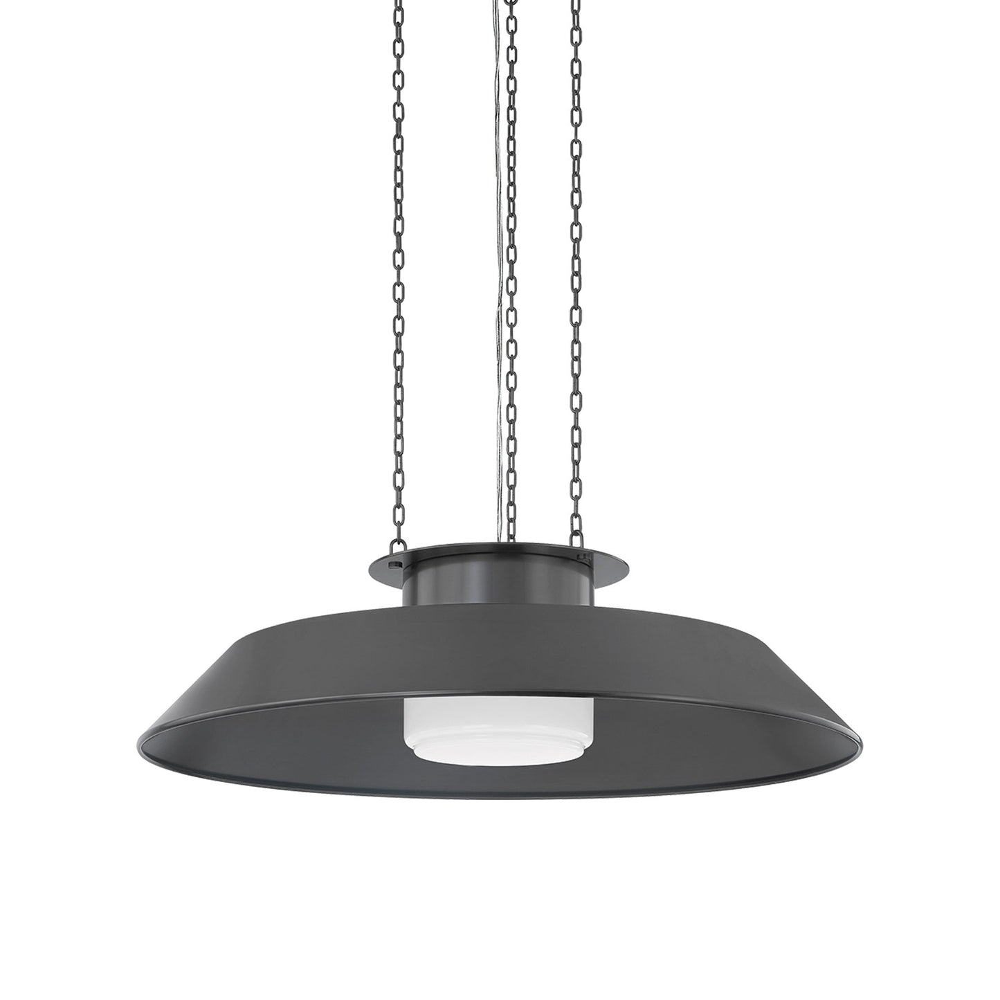 Woodrow Pendant Light in Distressed Bronze (Large).
