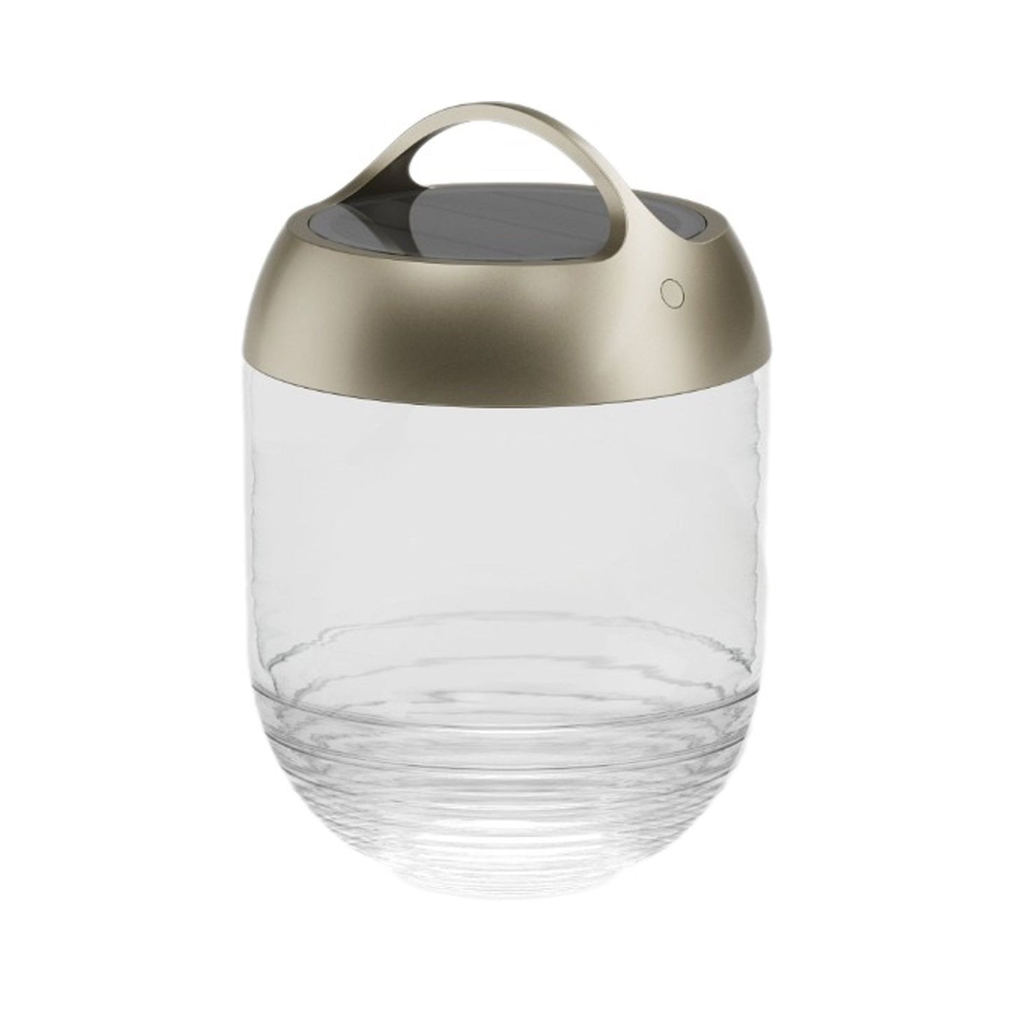 Aqu Outdoor LED Portable Table Lamp in True Gold (Medium).