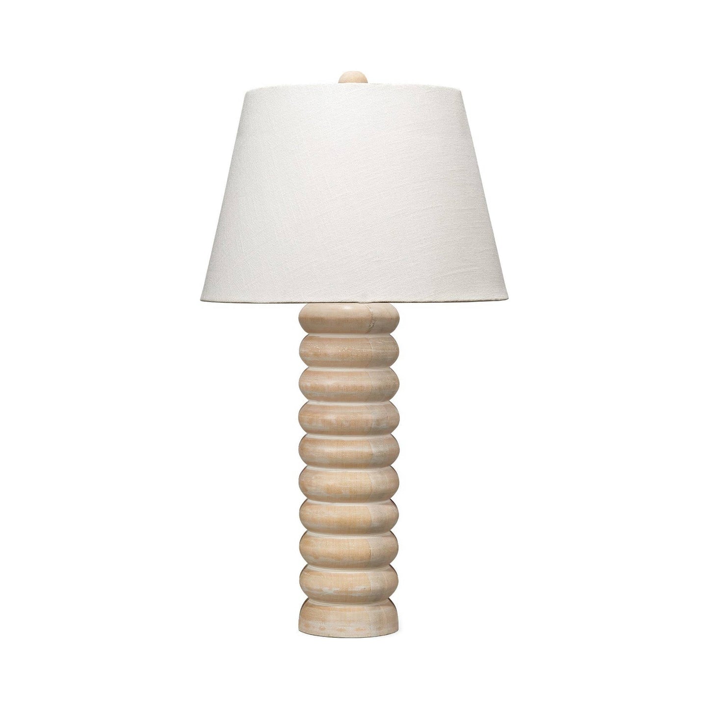 Abacus Table Lamp in White.