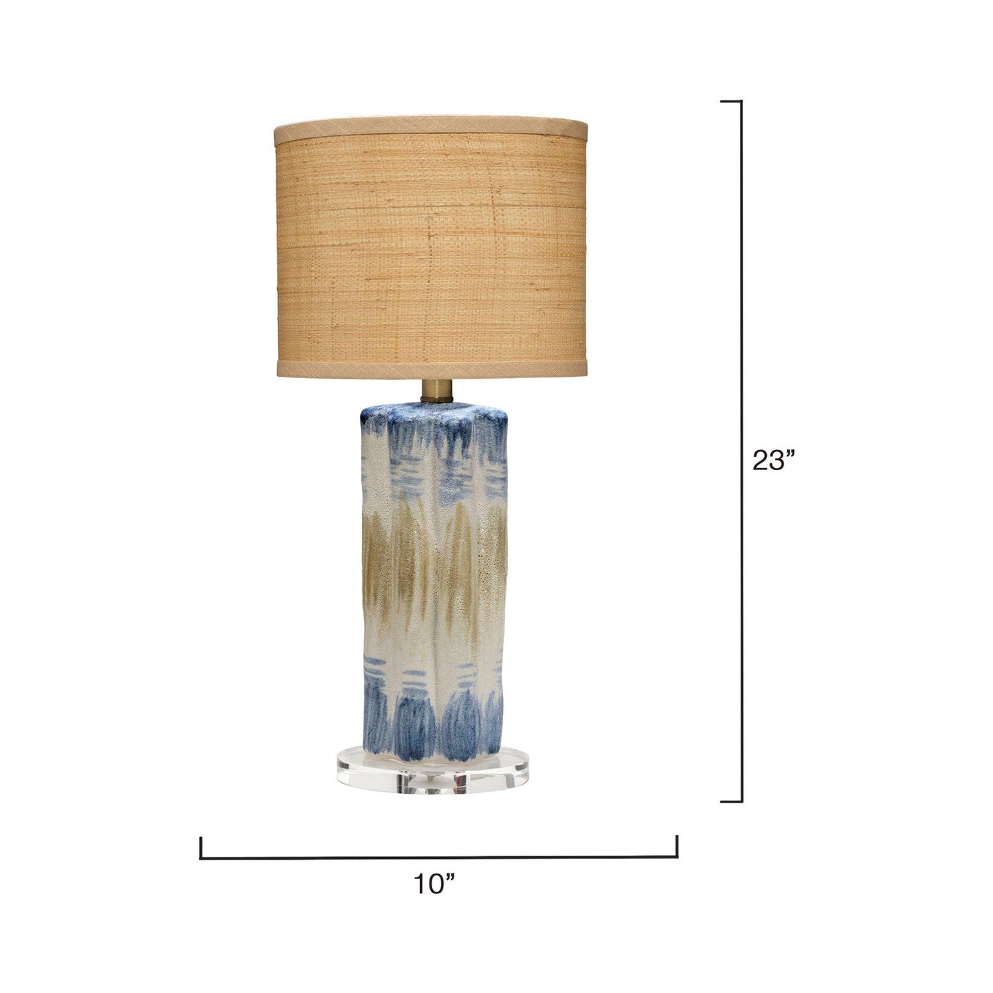 Abstract Table Lamp - line drawing.
