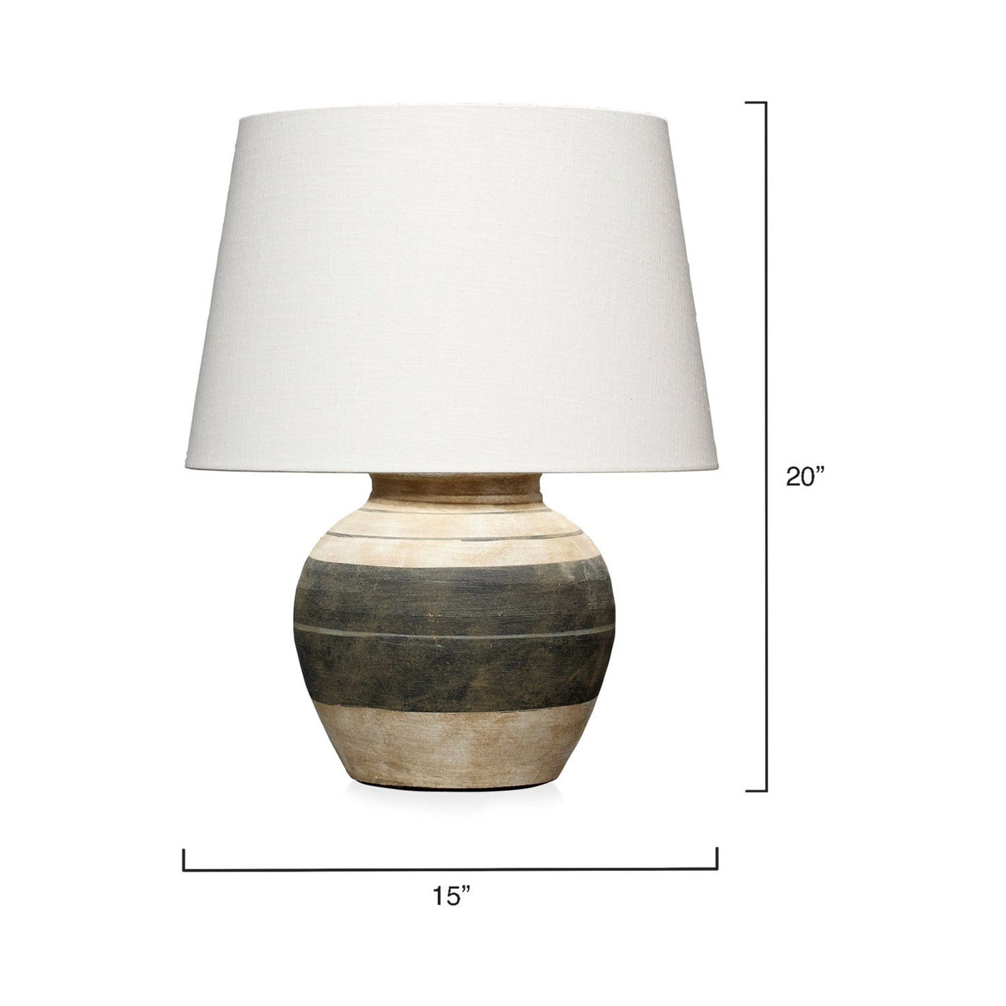 Bernard Table Lamp - line drawing.