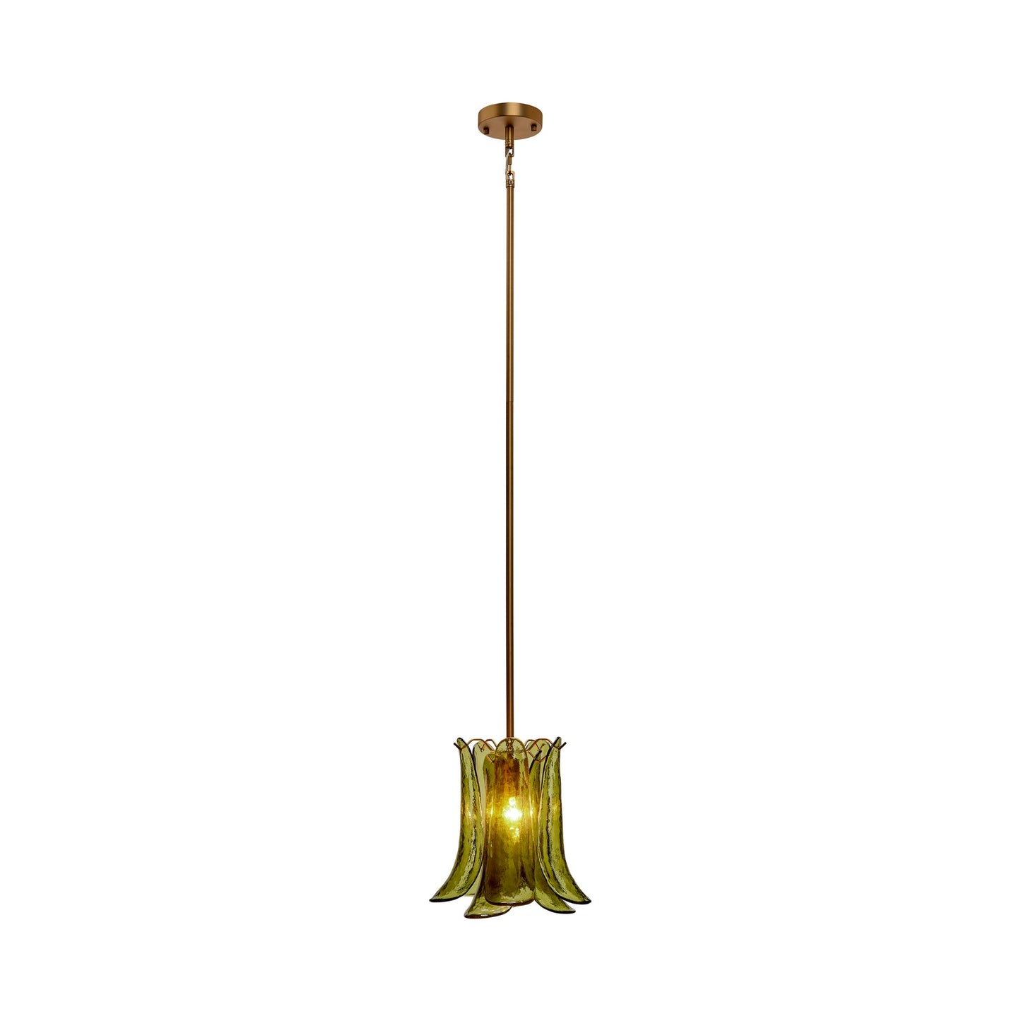 Cala Pendant Light in Green.