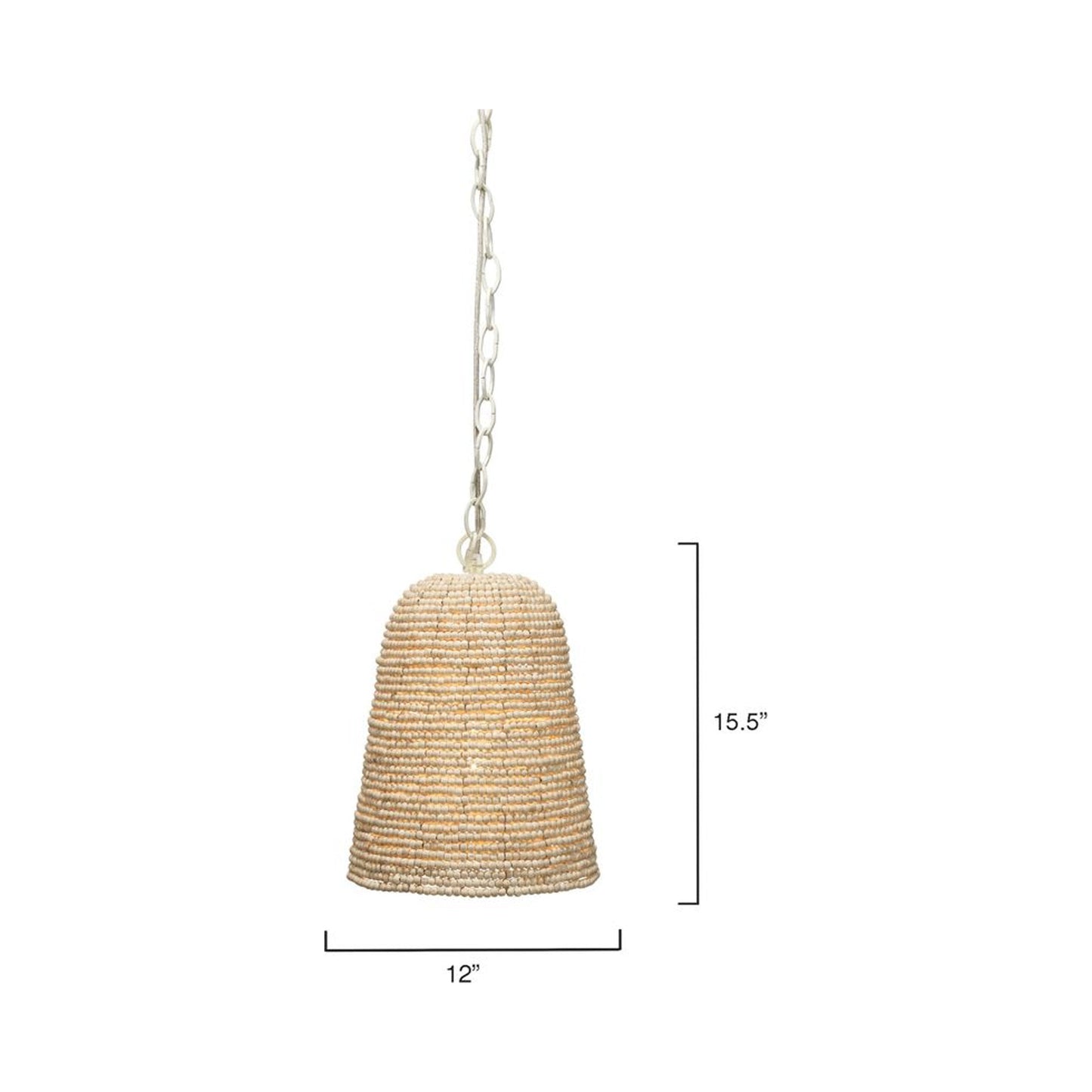 Canal Pendant Light - line drawing.