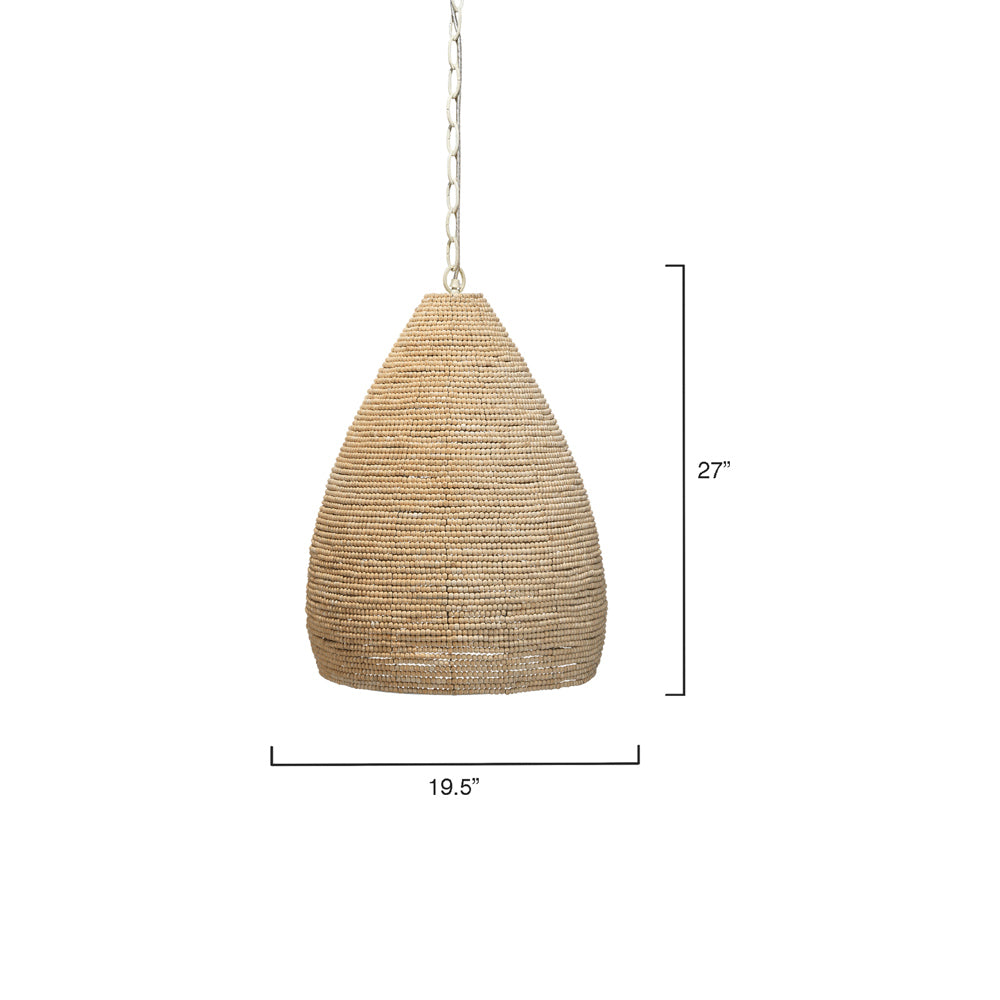 Gulf Pendant Light - line drawing.