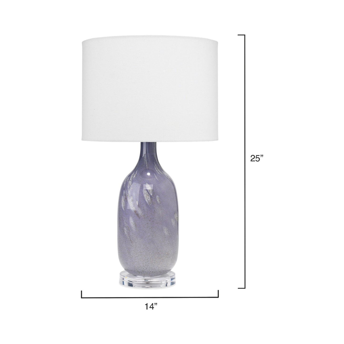Maya Table Lamp - line drawing.