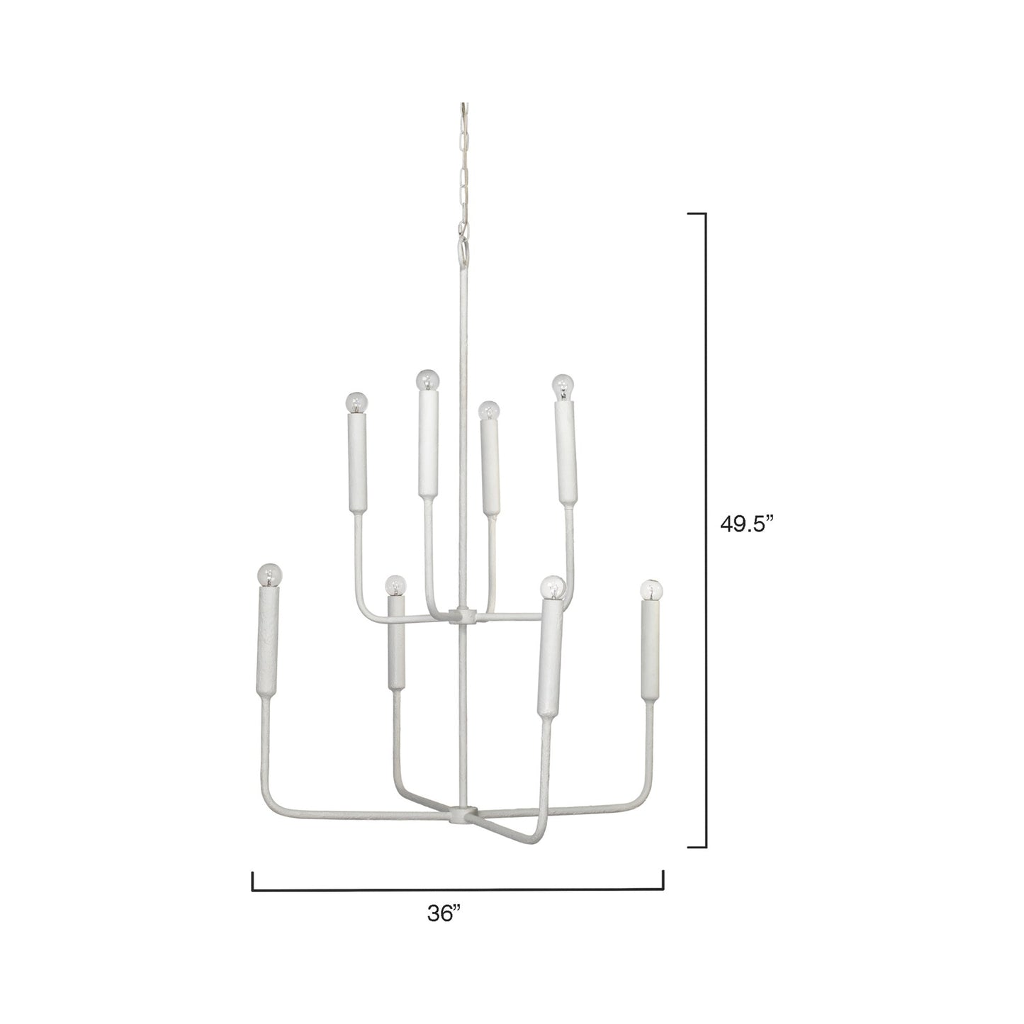 Mercer Chandelier - line drawing.