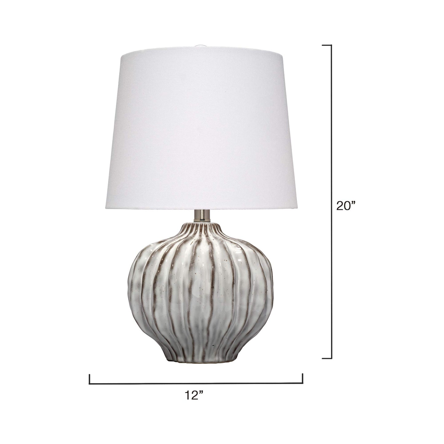 Reef Table Lamp - line drawing.