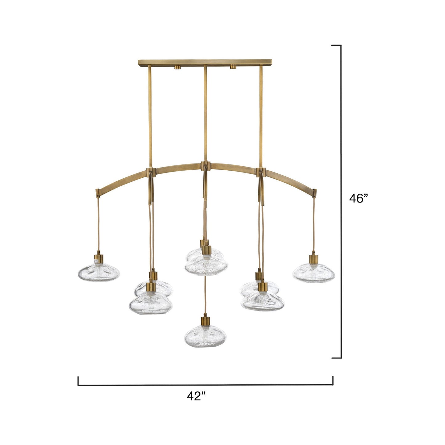Reservoir Chandelier - line drawing.