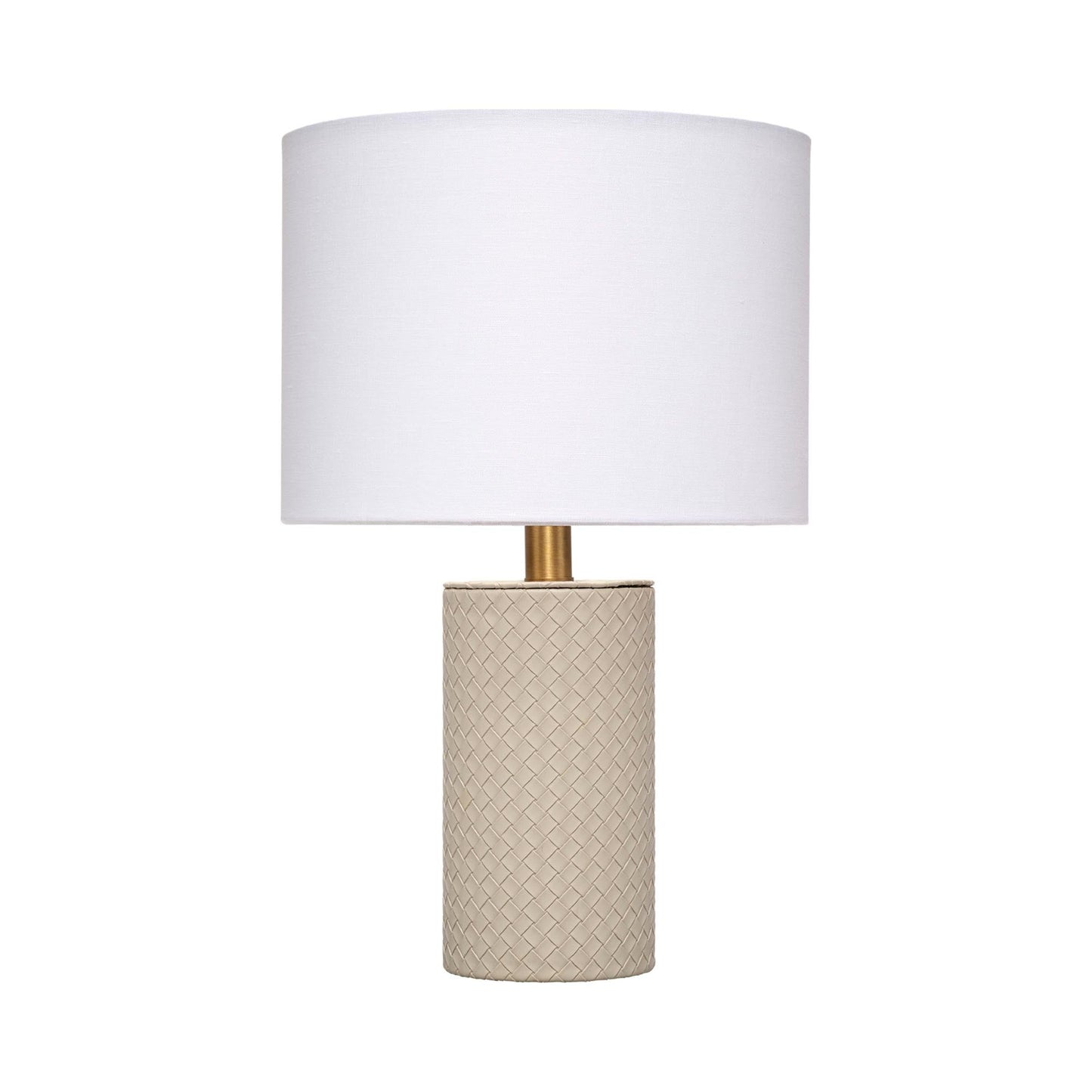 Roman Table Lamp in Grey.