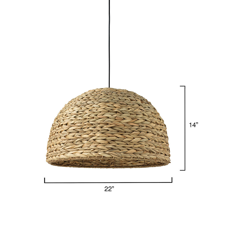 Shoreline Pendant Light - line drawing.