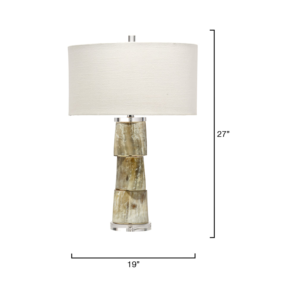 Stag Table Lamp - line drawing.