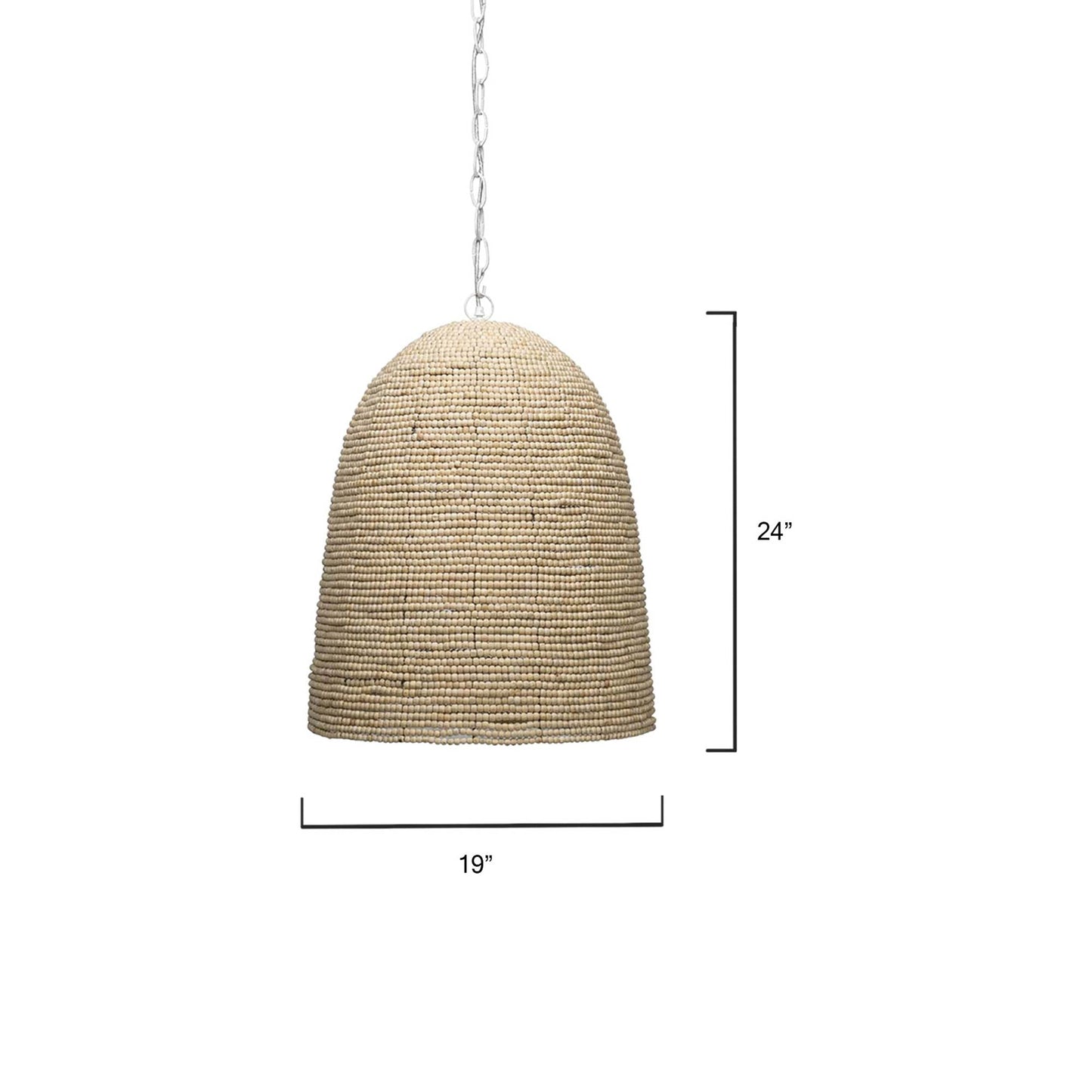 Waterfront Pendant Light - line drawing.