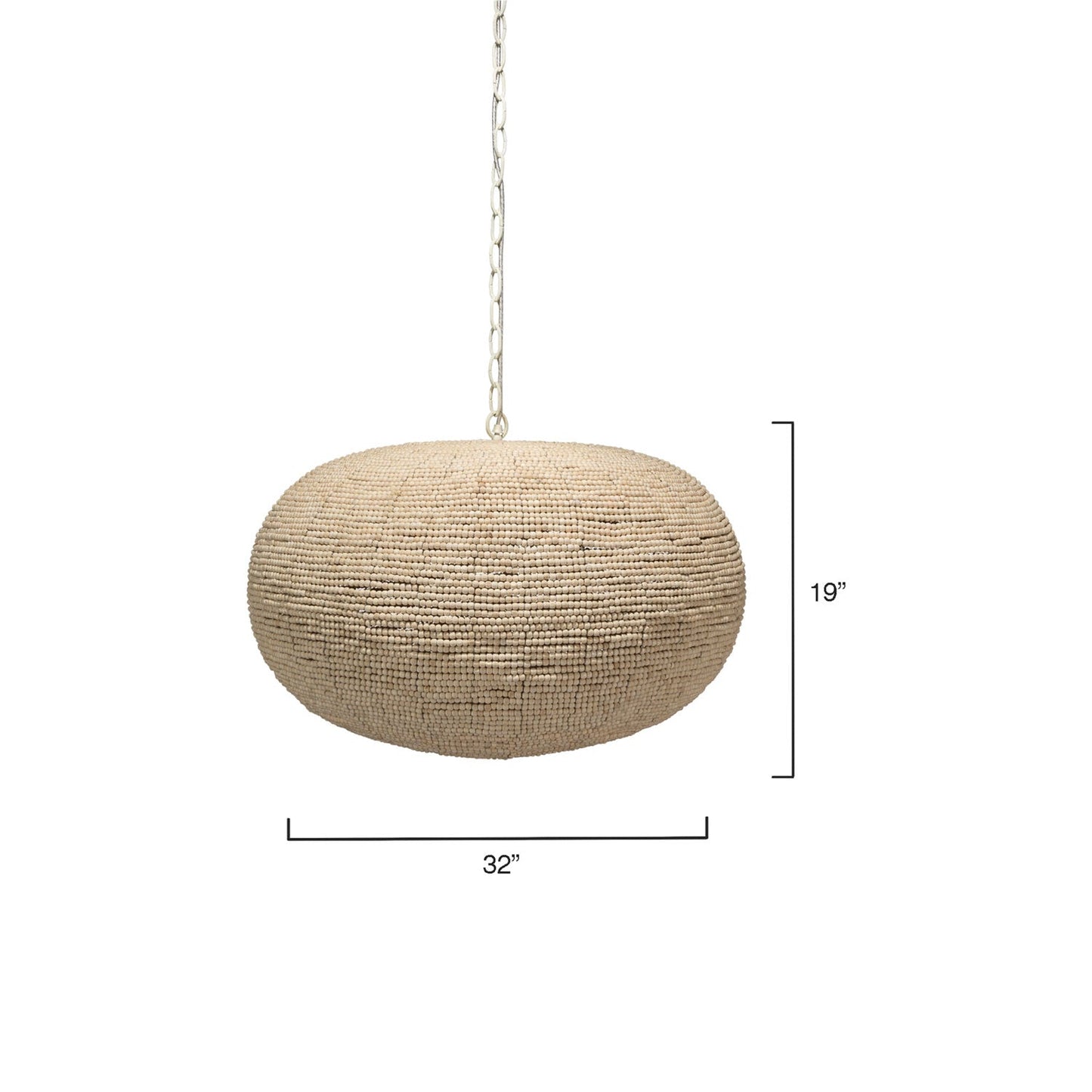 Whirlpool Pendant Light - line drawing.