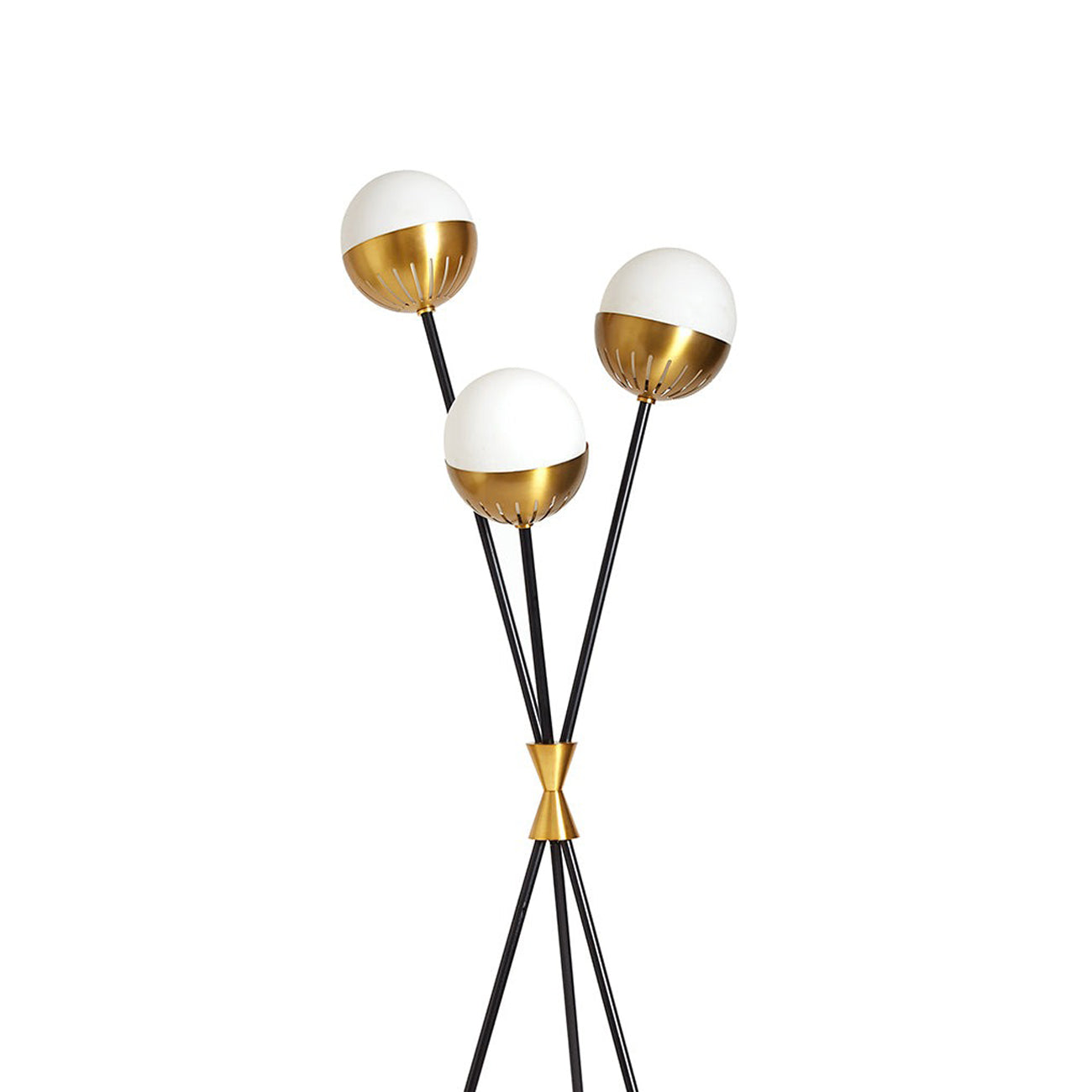 Caracas Tripod Floor Lamp in Detail.