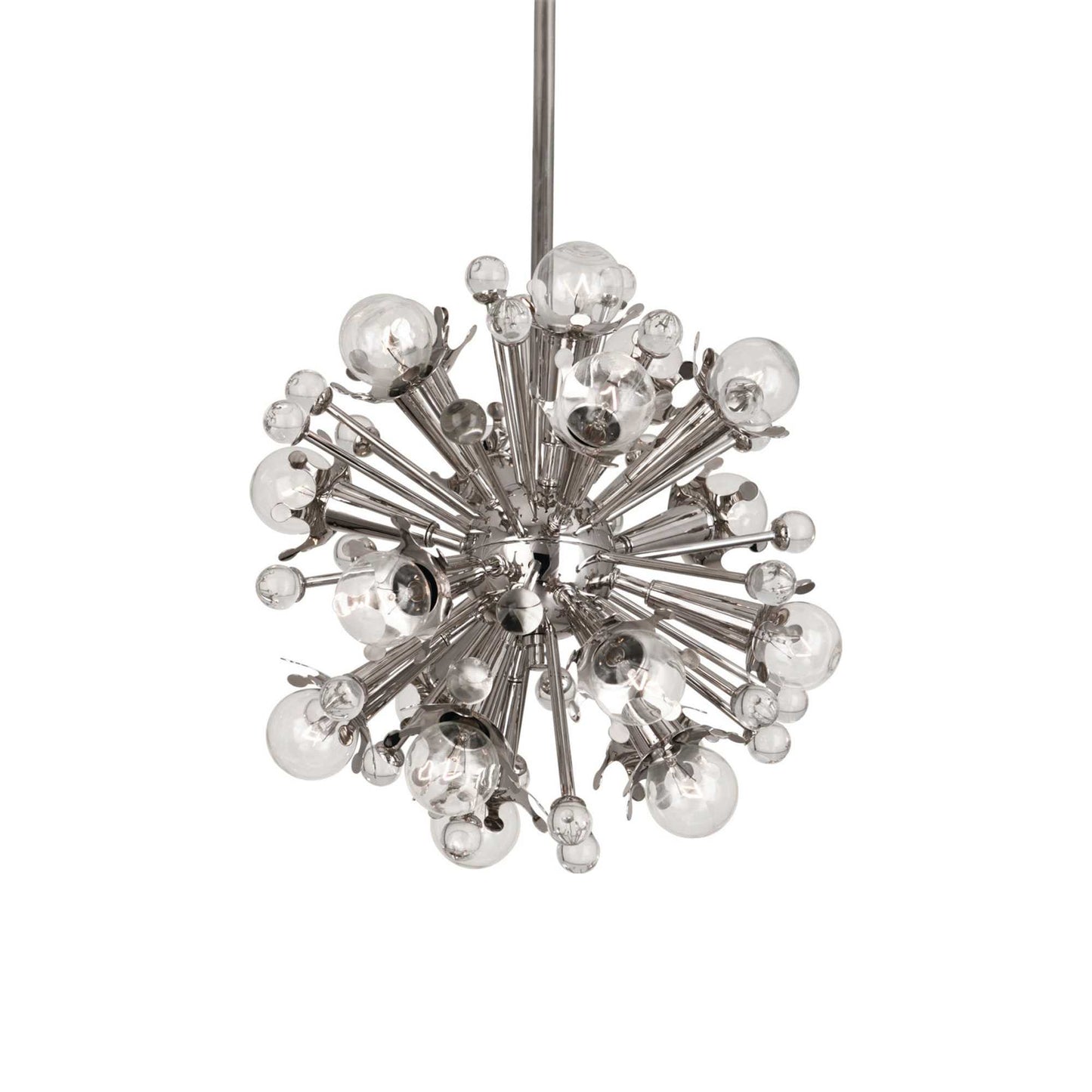 Sputnik Mini Chandelier in Nickel.