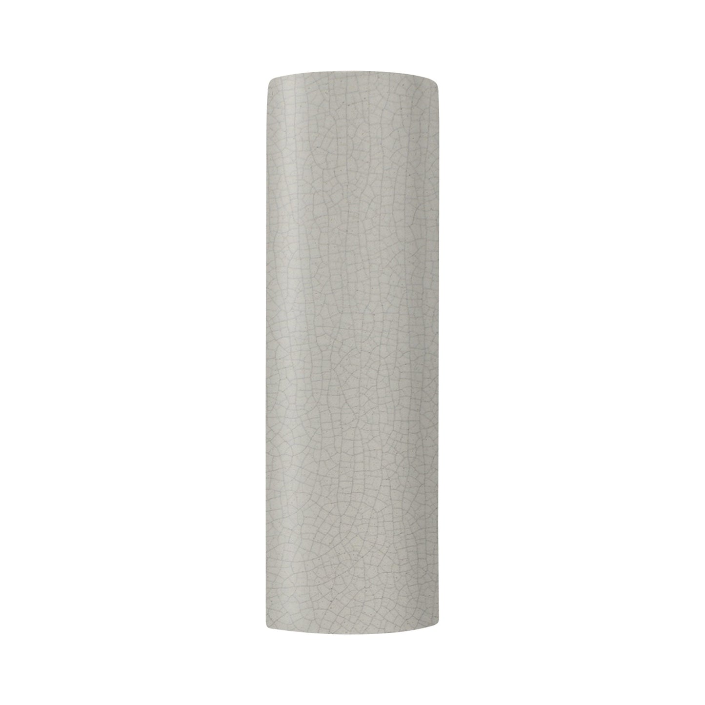 Ambiance ADA Tube Open Top and Bottom Wall Light in White Crackle.