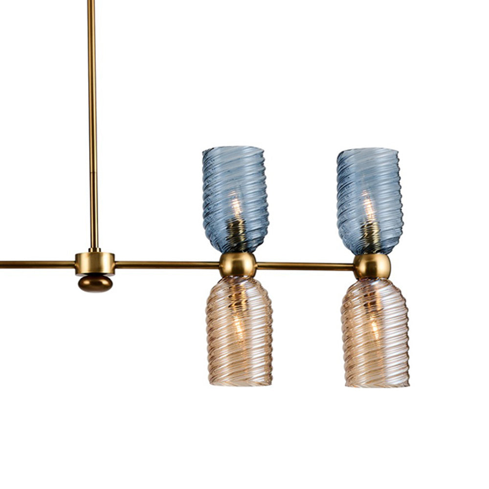 Azul Linear Pendant Light in Detail.