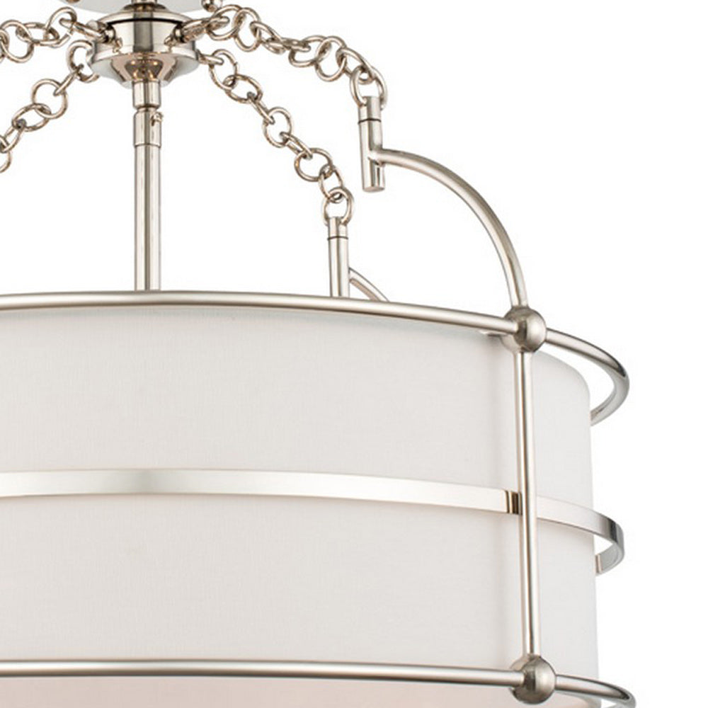 Carson Semi Flush Mount Ceiling Light in Detail.