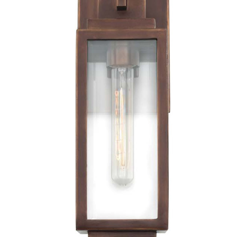 Chester Single Outdoor Wall Light in Detail.