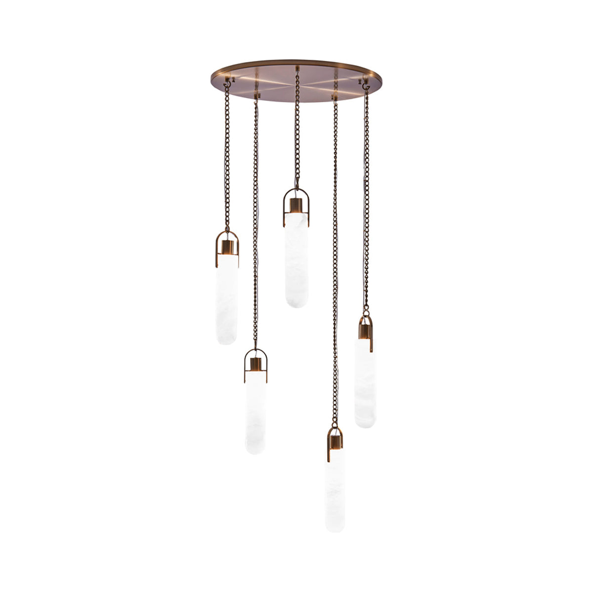 Flint Drop LED Multi Light Pendant Light (5-Light).