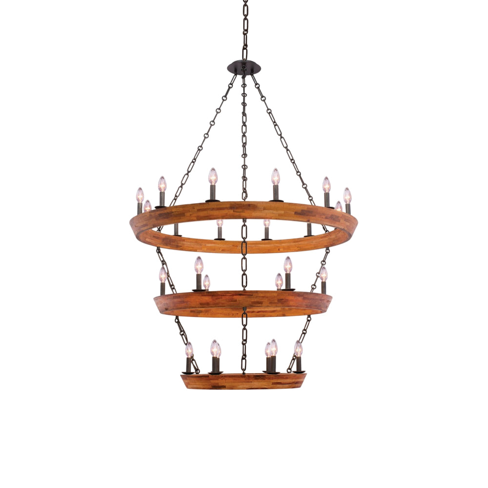 Lansdale Tiered Chandelier (24-Light).