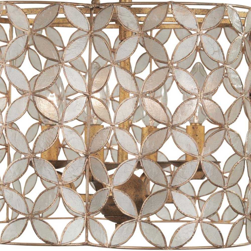 Maurelle Semi Flush Mount Ceiling Light in Detail.