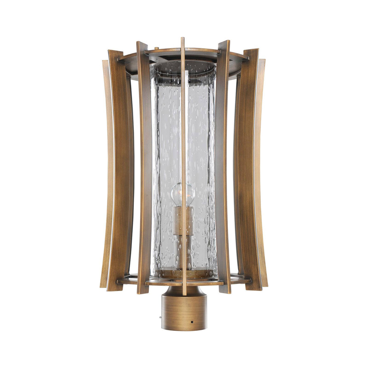 Ronan Outdoor Post Light in Modern Bronze.