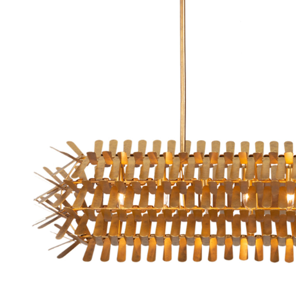 Spur Linear Pendant Light in Detail.