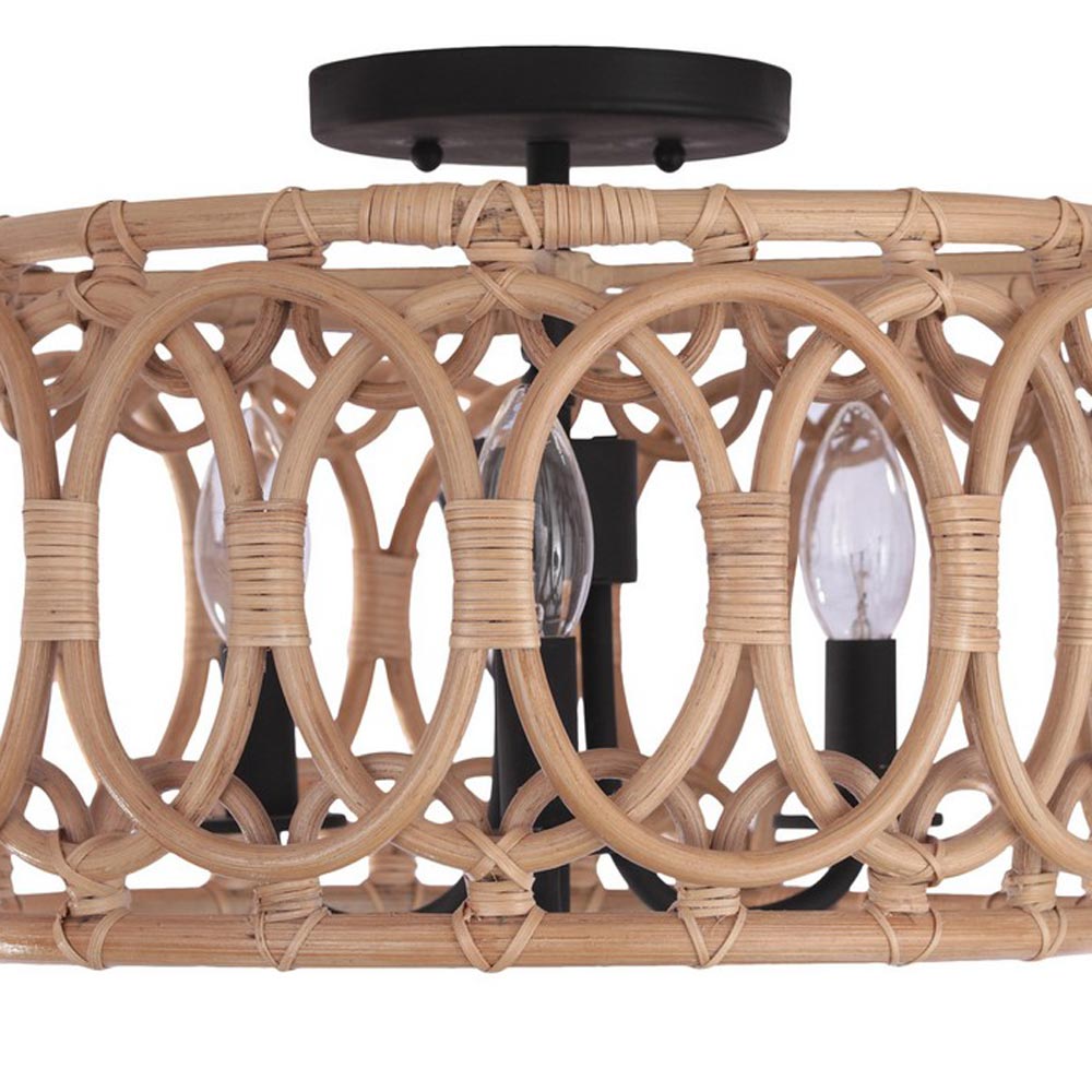 Tablas Semi Flush Mount Ceiling Light in Detail.
