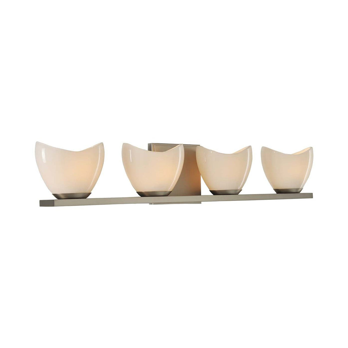 Vero Bath Vanity Light in Satin Nickel (4-Light).