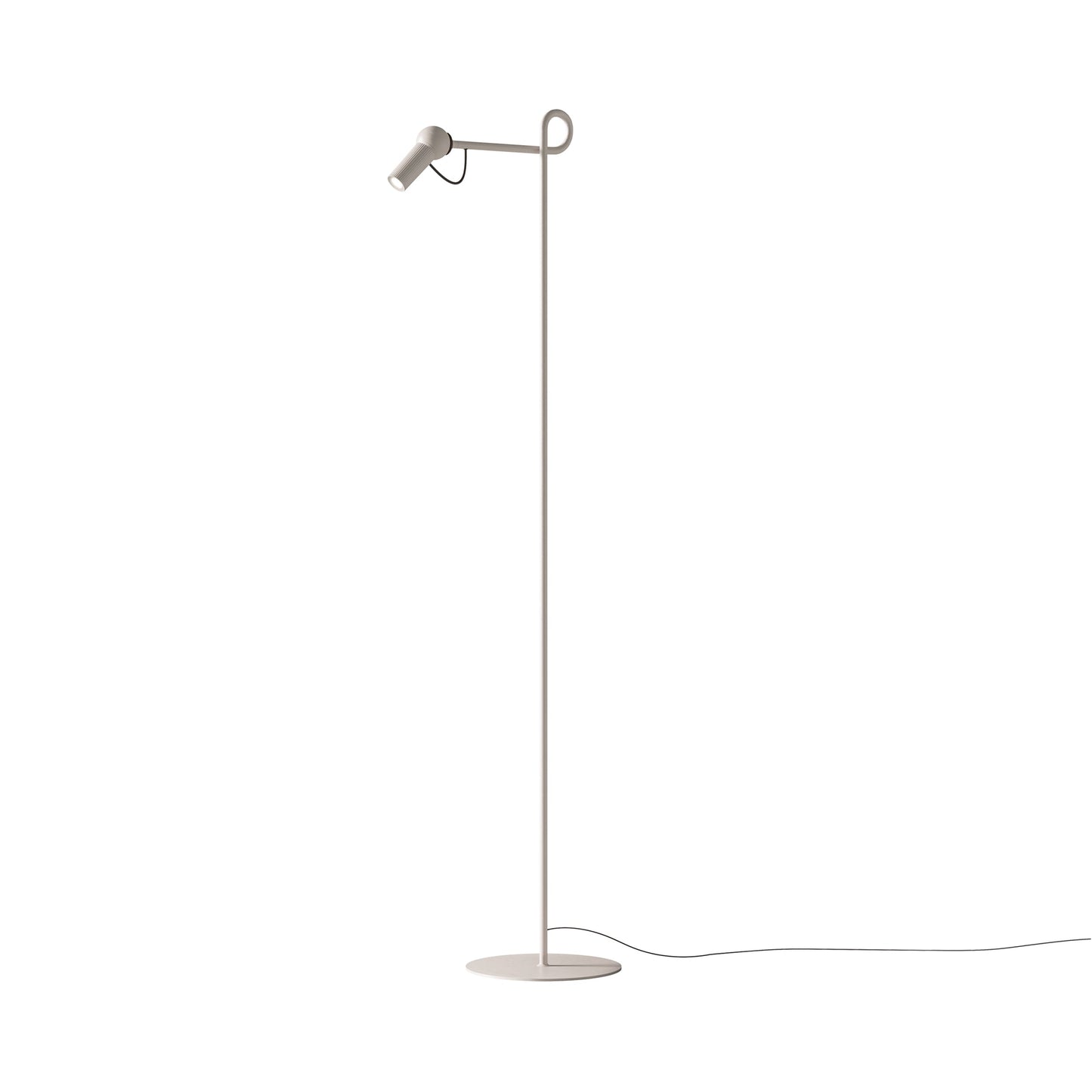 Bird LED Floor Lamp in White.