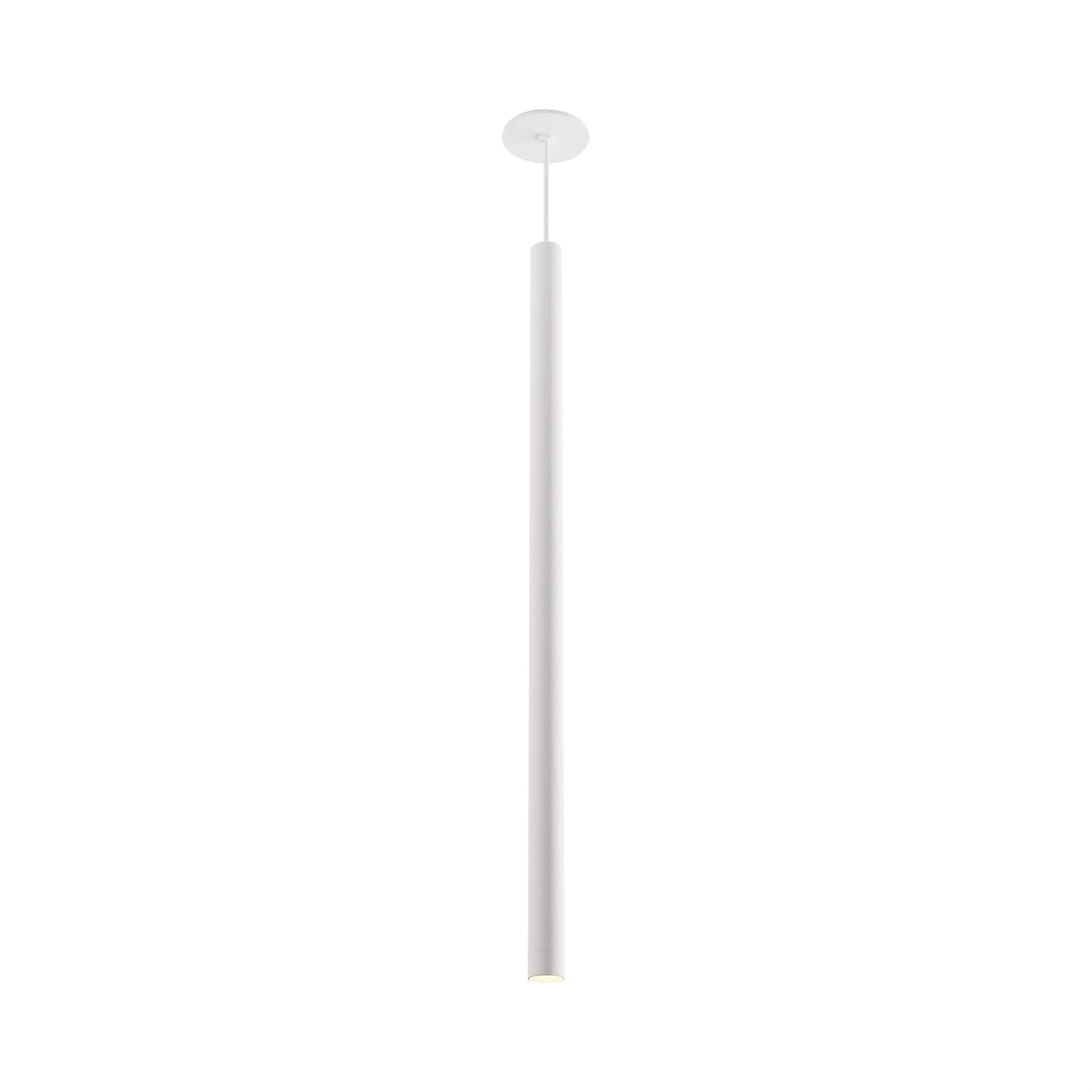 Combi LED Pendant Light in Matte White (36-Inch).