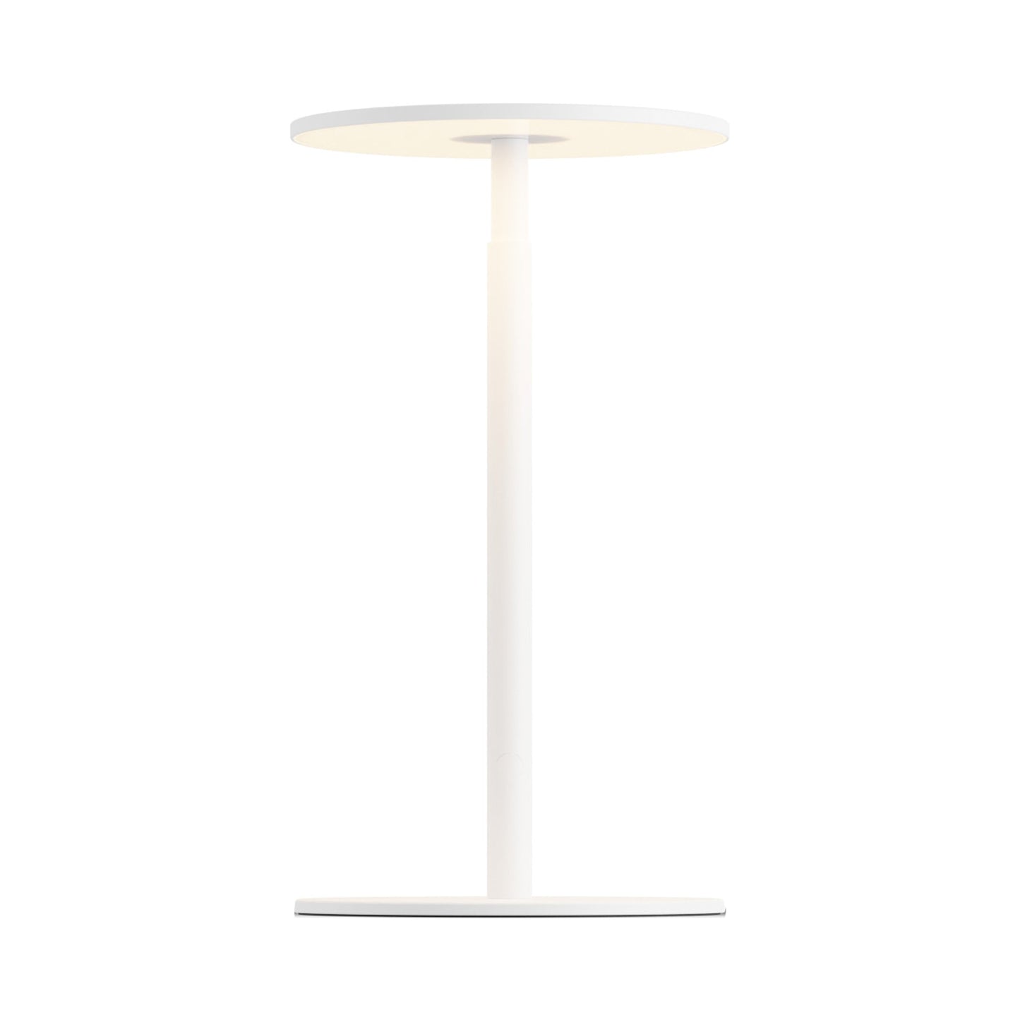 Yurei LED Table Lamp in Matte White (No Shade).