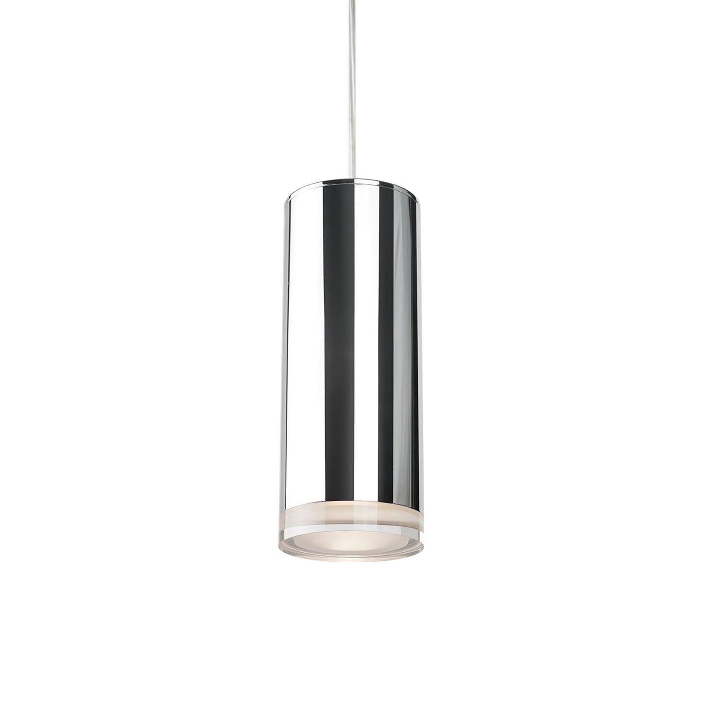 Cameo LED Pendant Light in Chrome (10-Inch).