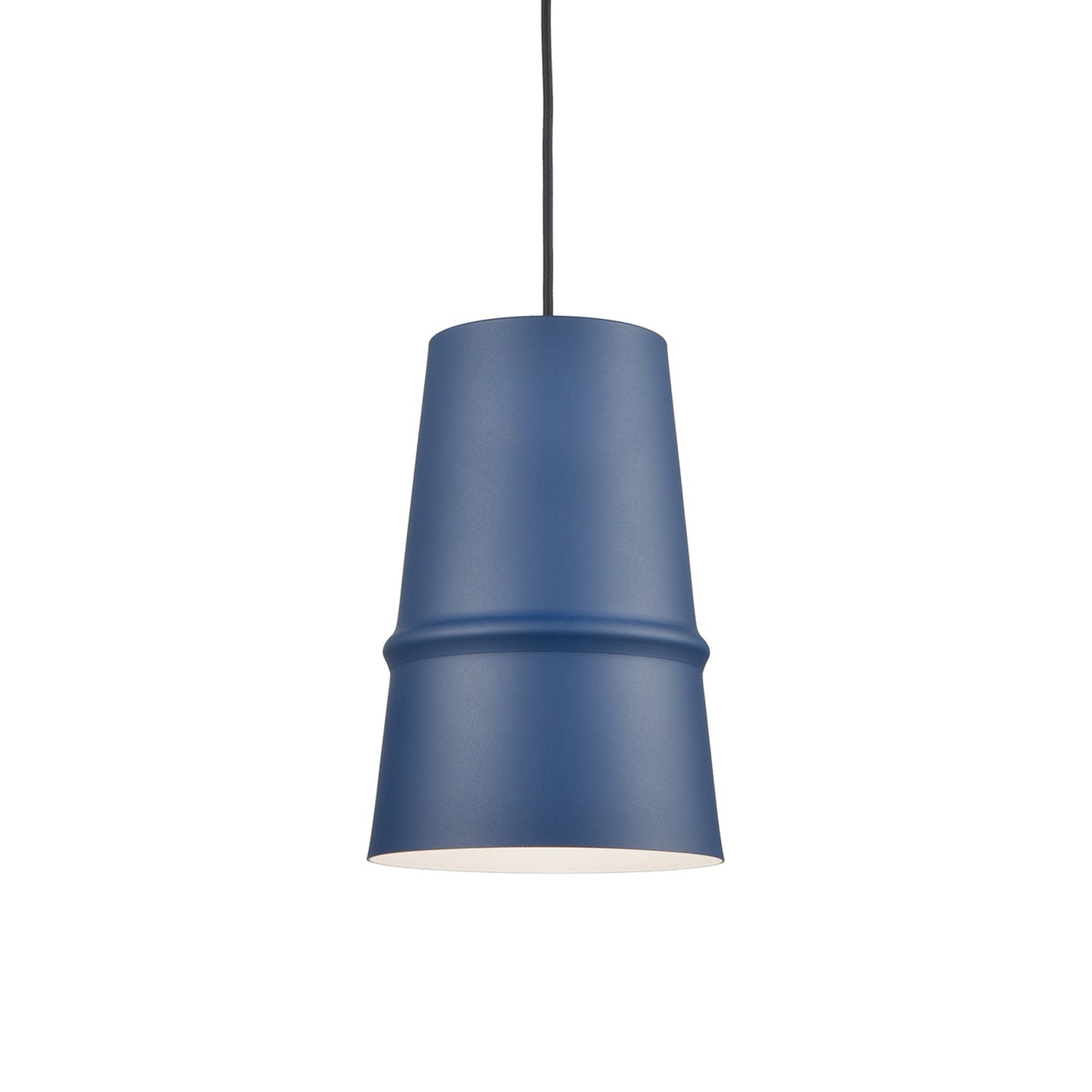 Castor Pendant Light in Indigo Blue.