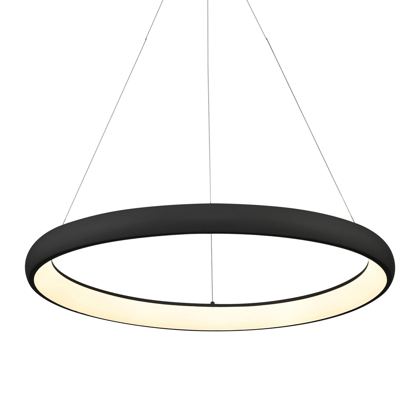 Cortana LED Pendant Light in Black (Large).