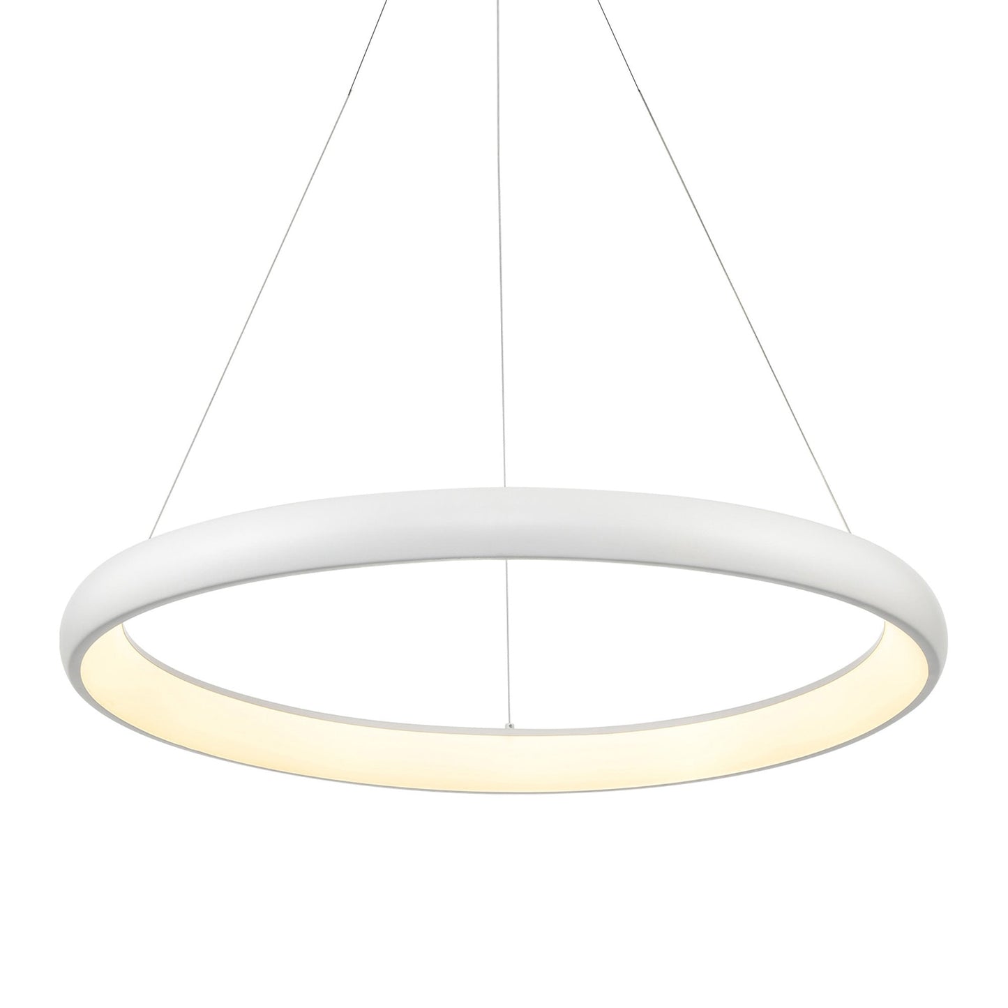 Cortana LED Pendant Light in White (Large).