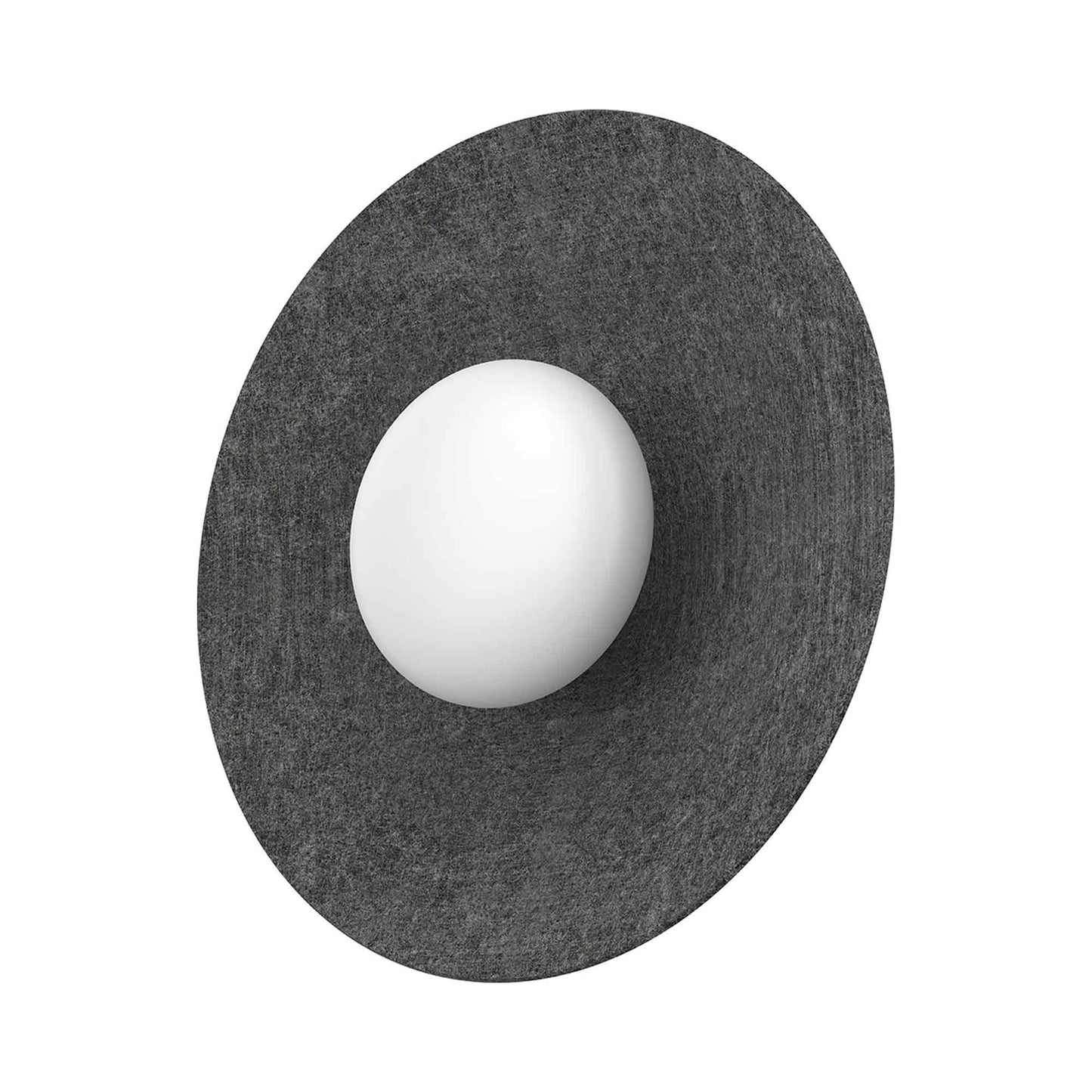 Cruz LED Flush Mount Ceiling Light in Gray.