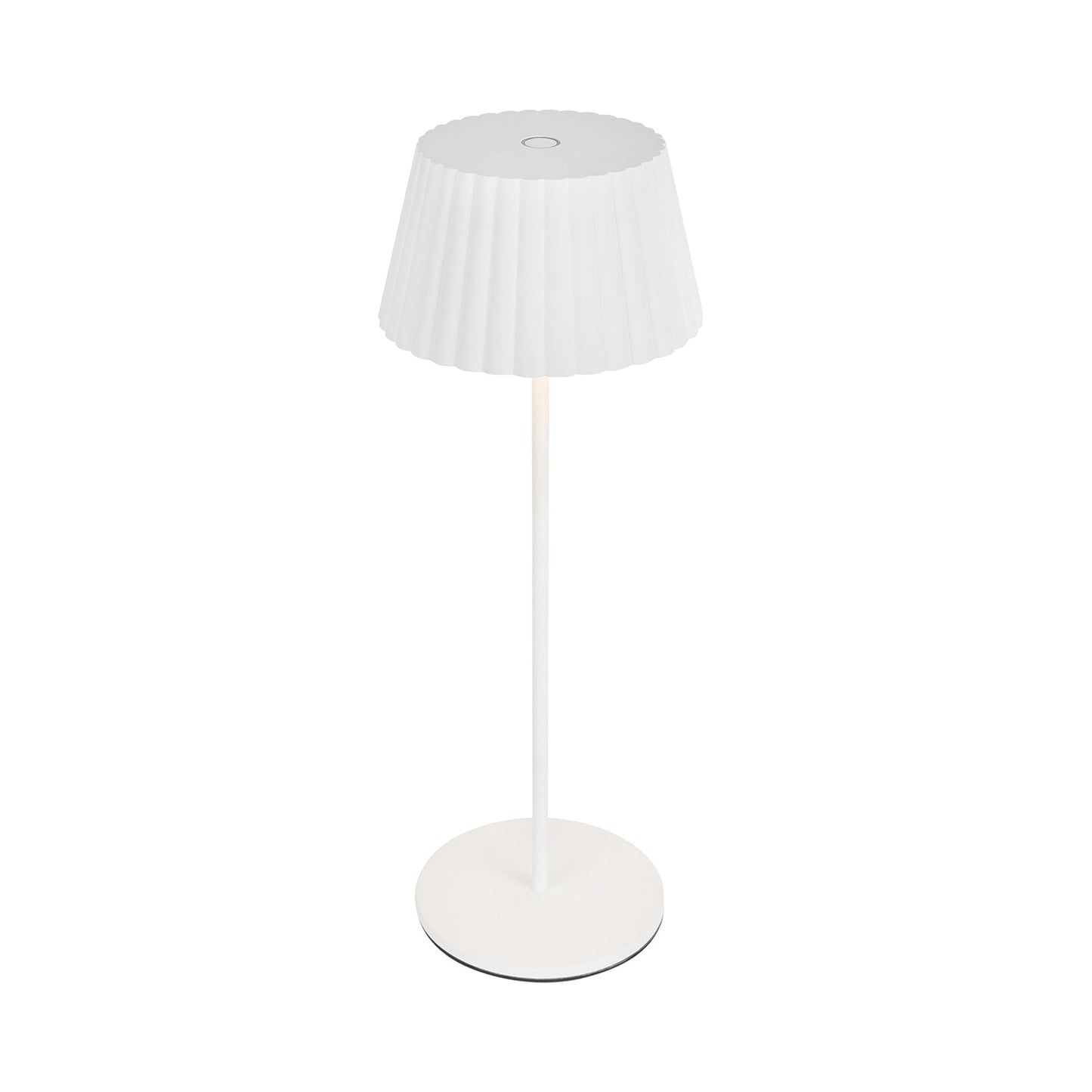 Dario LED Table Lamp in White.