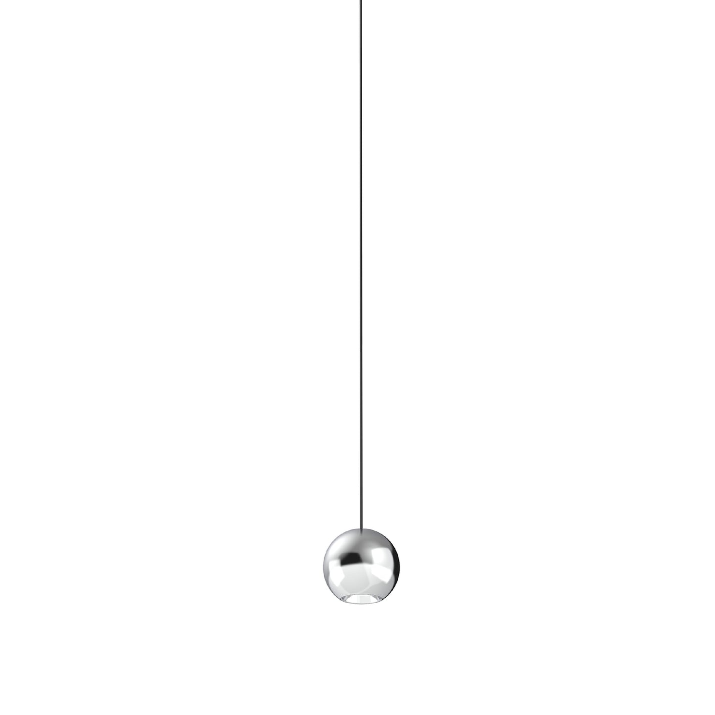 Exo LED Pendant Light in Chrome.