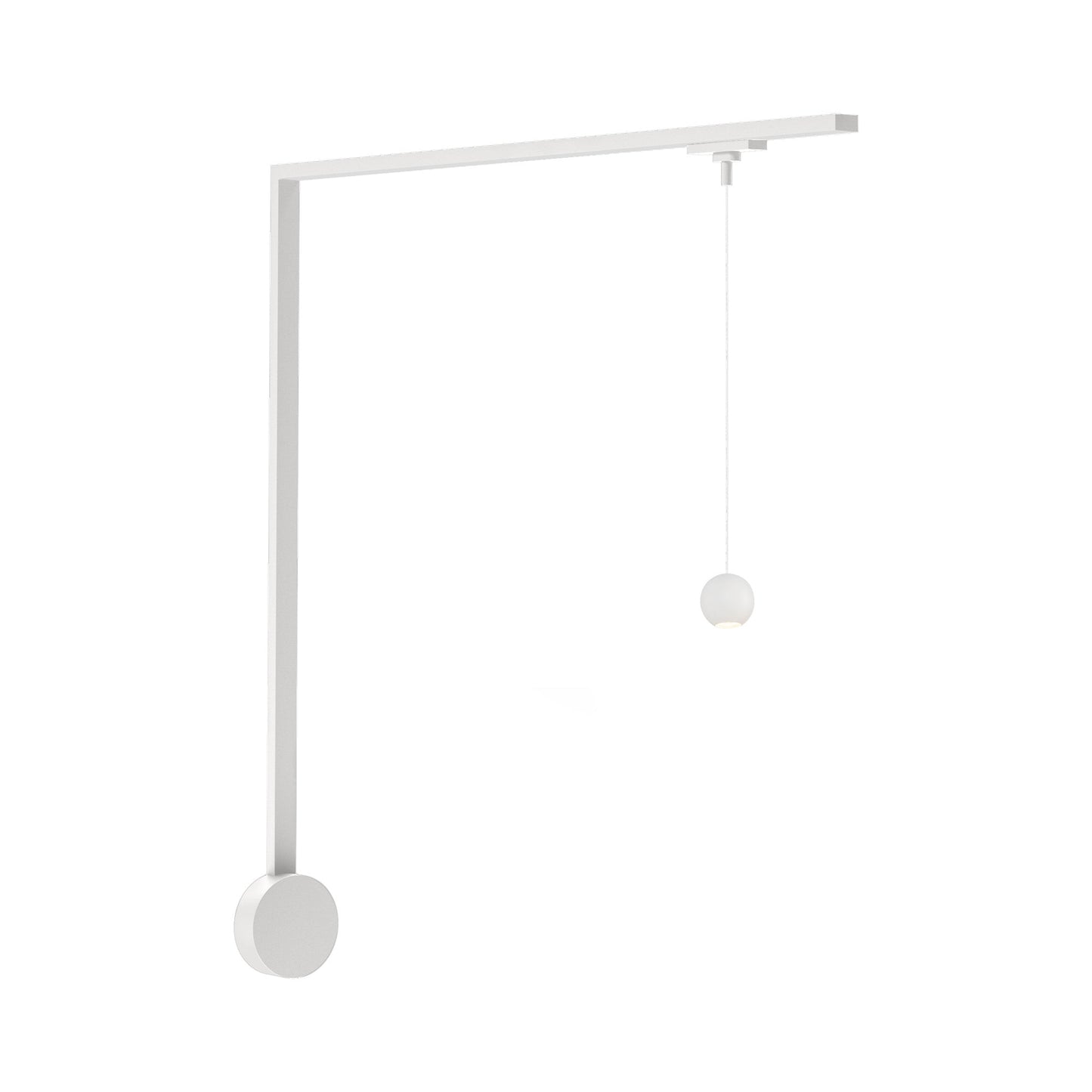 Faria Trilo Track LED Wall Light in White.