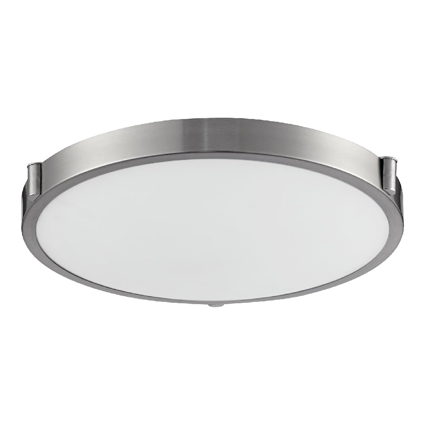 Floyd LED Flush Mount Ceiling Light in Brushed Nickel (Large).