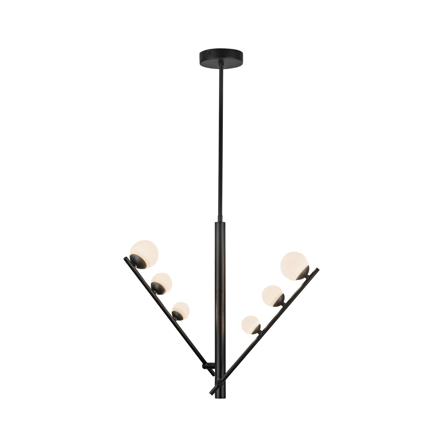 Juniper LED Pendant Light in Black.