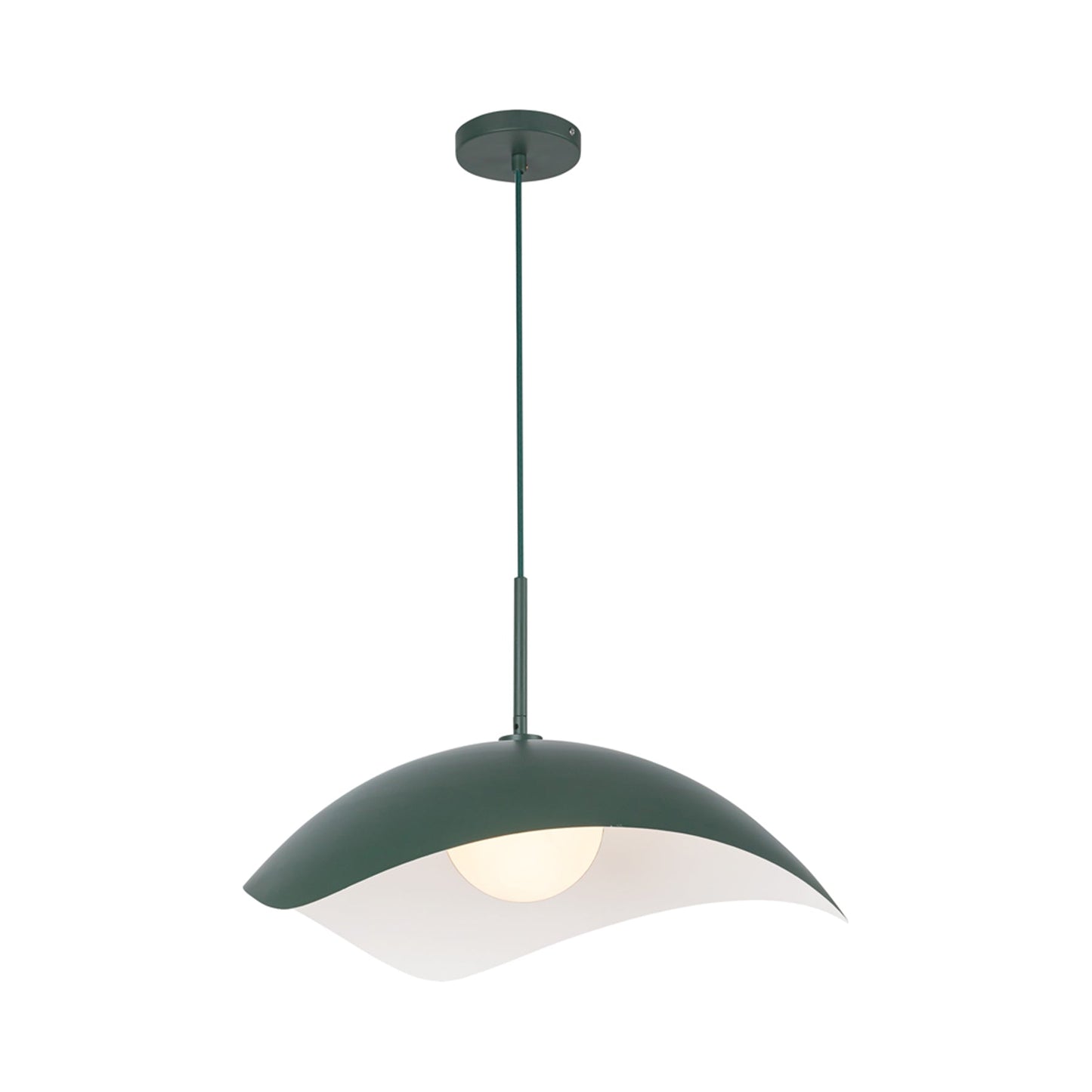 Kirby Pendant Light in Pine Green.