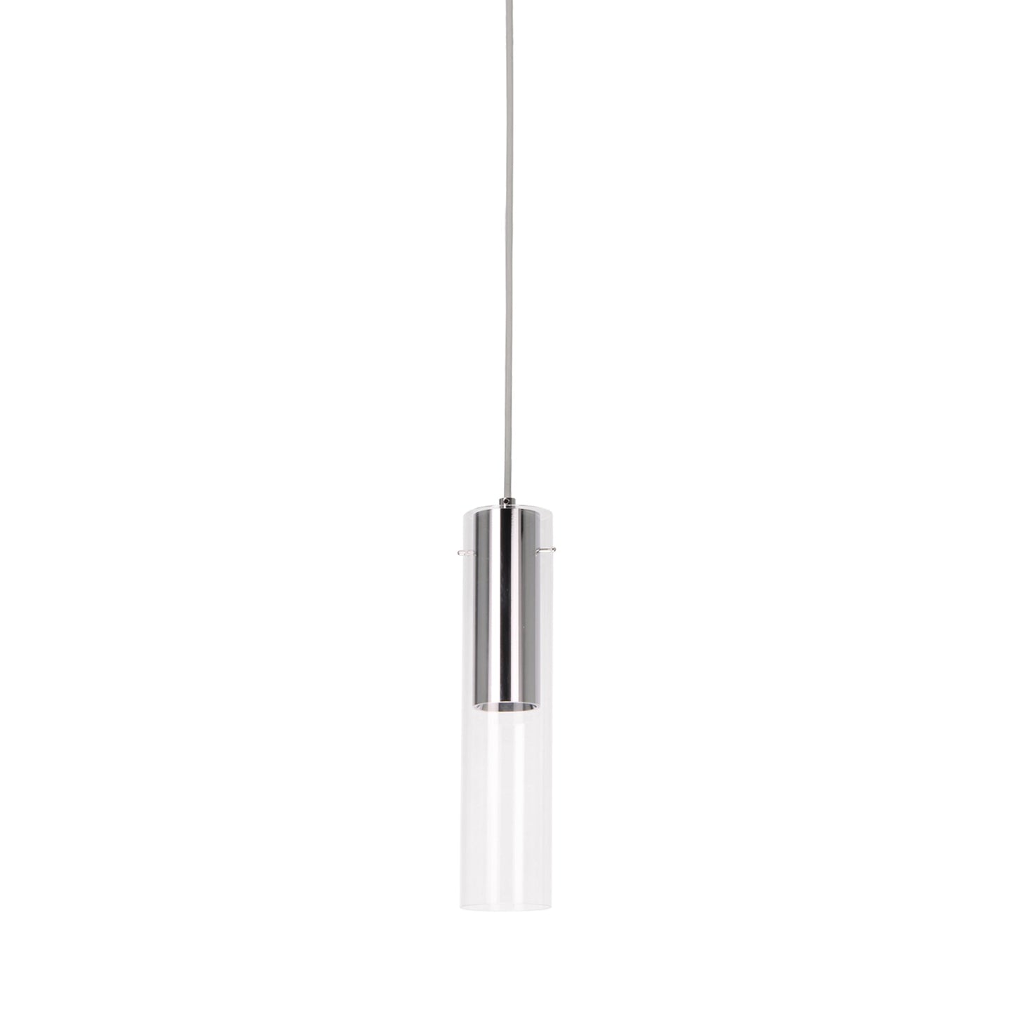 Lena LED Pendant Light in Chrome.