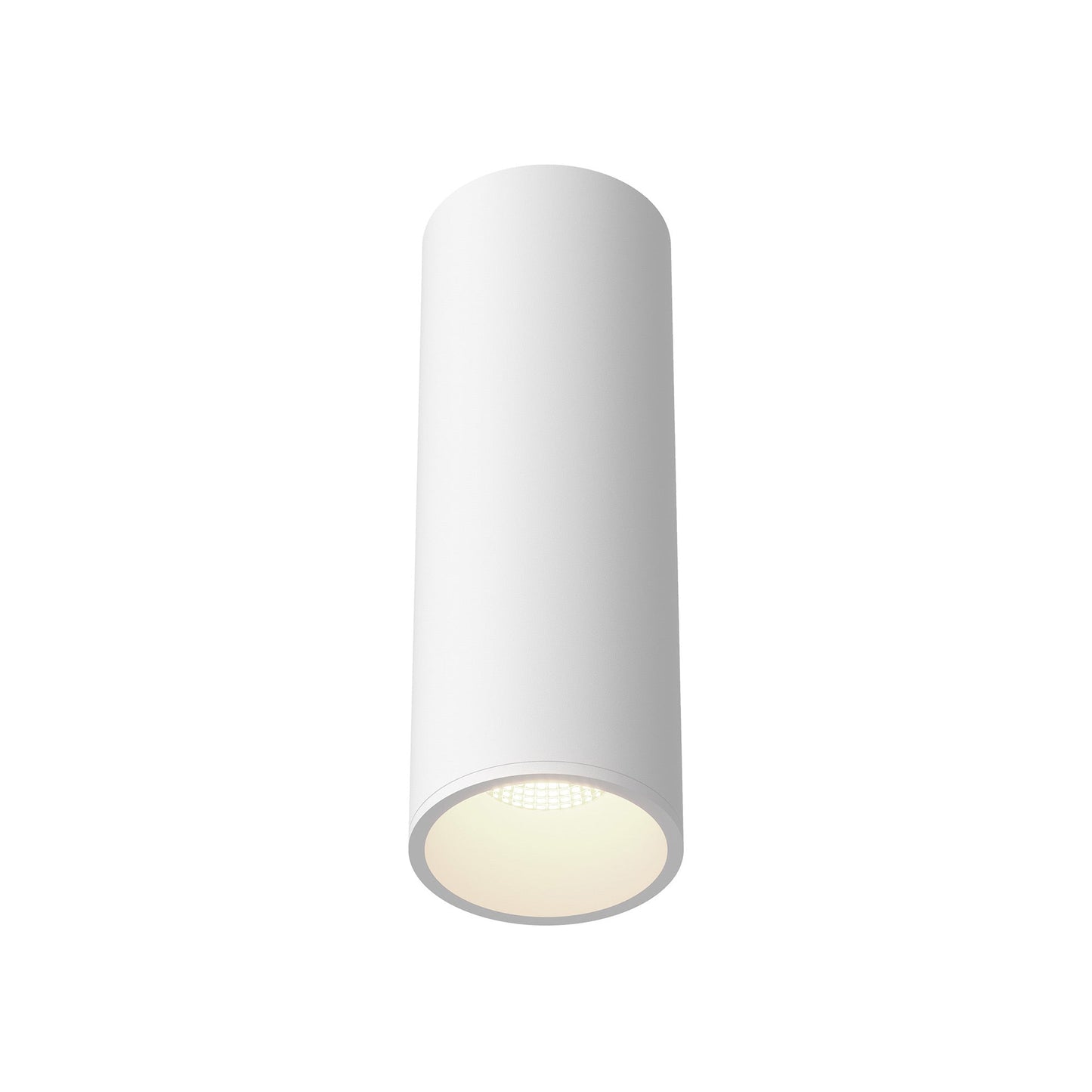 Lorna LED Flush Mount Ceiling Light in White (24W/4.38-Inch).