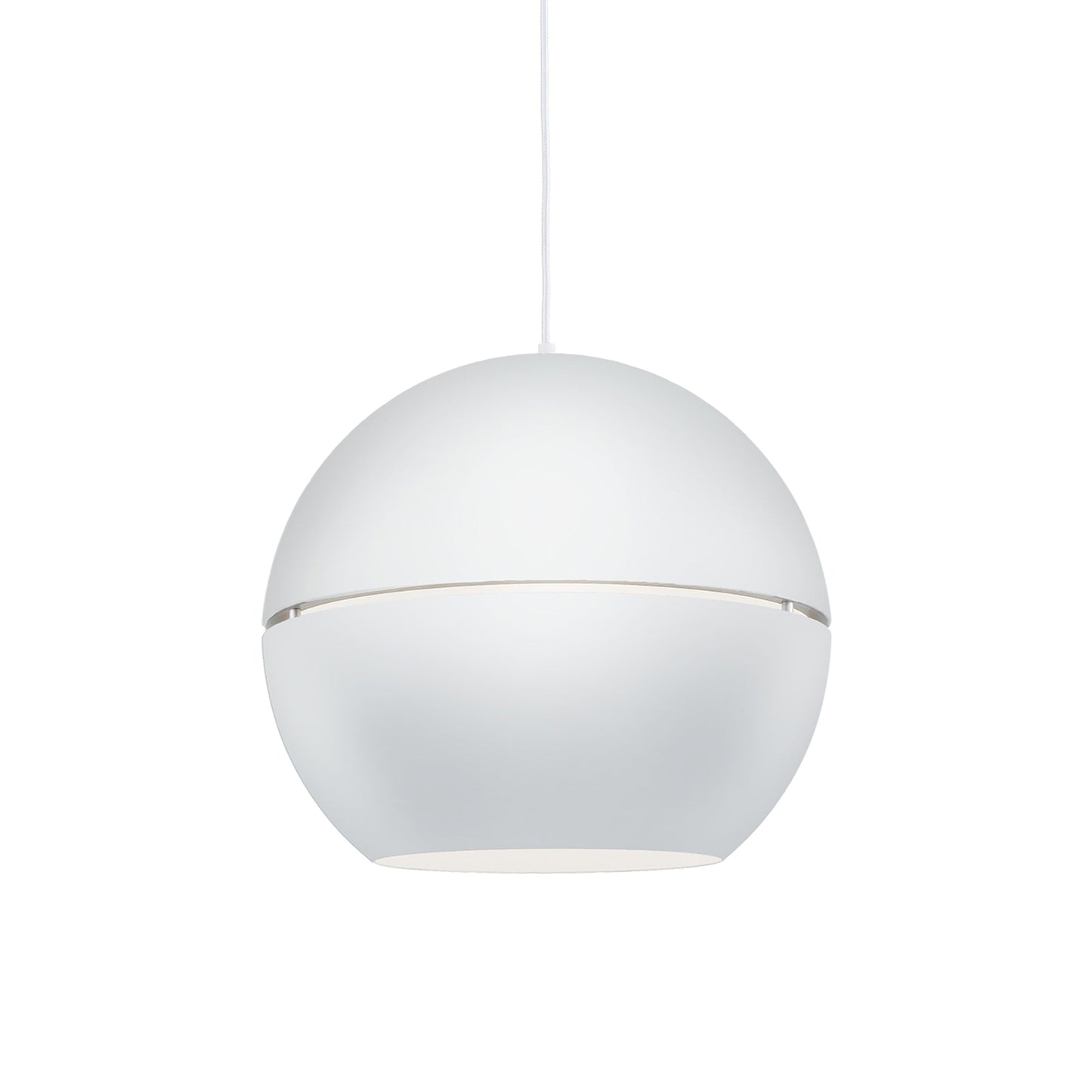 Lucas Pendant Light in White (Large).